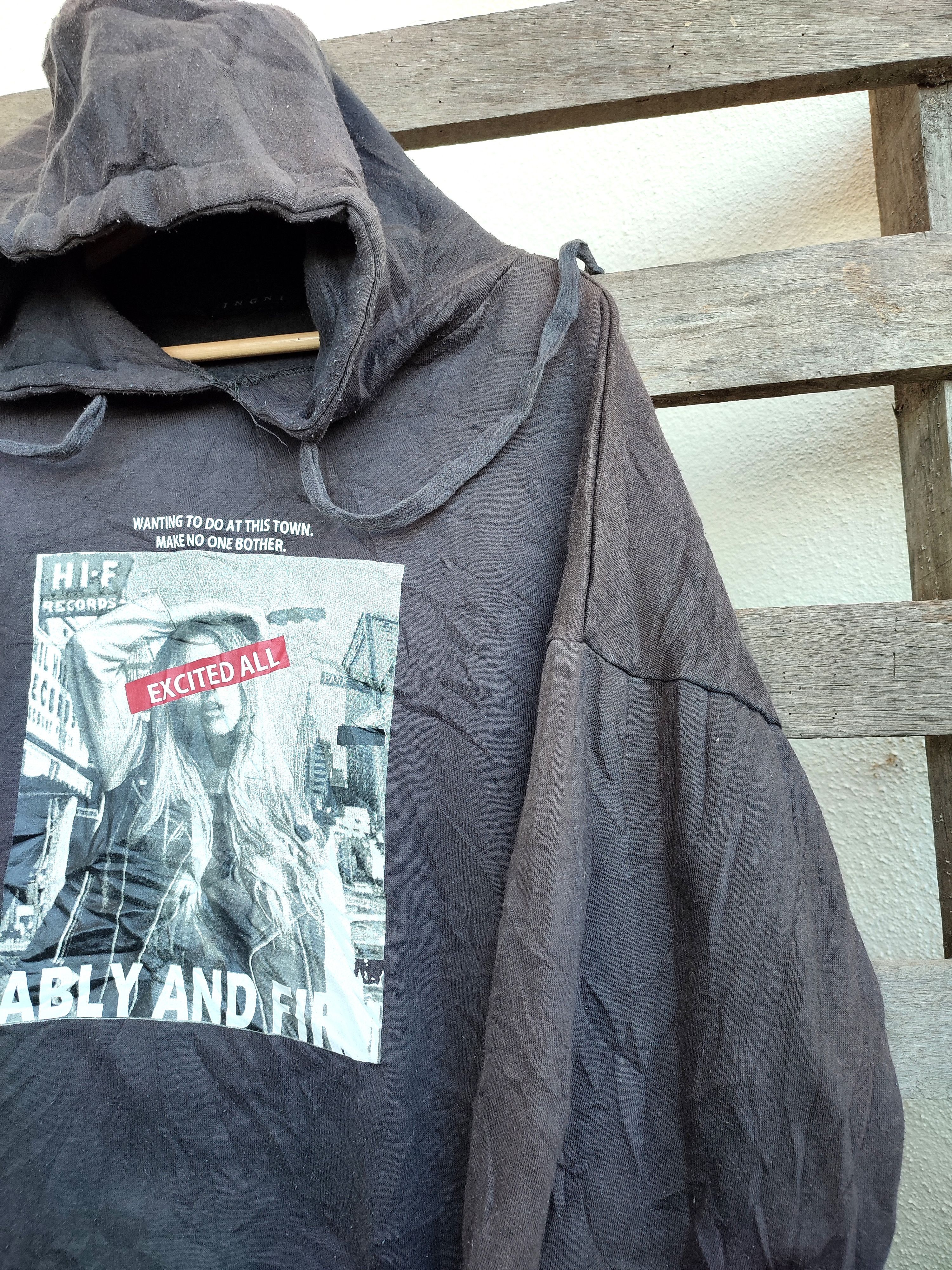 Sun Faded Japanese Brand Ingni Hoodies