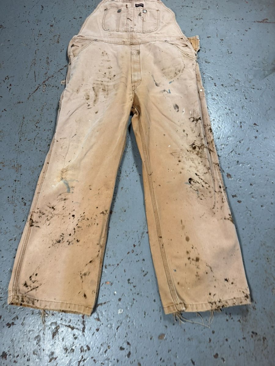 Dickies Insane Distressed Dickies Beige Painter Overalls Size US 42 / EU 58 - 6 Thumbnail