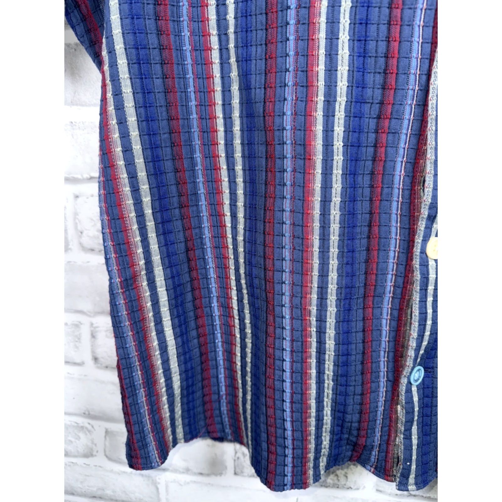 Scotch & Soda SCOTCH & SODA Multicolor Button-Up Shirt Mens XL Short Sleeve Casual Cotton Size US XL / EU 56 / 4 - 5 Thumbnail
