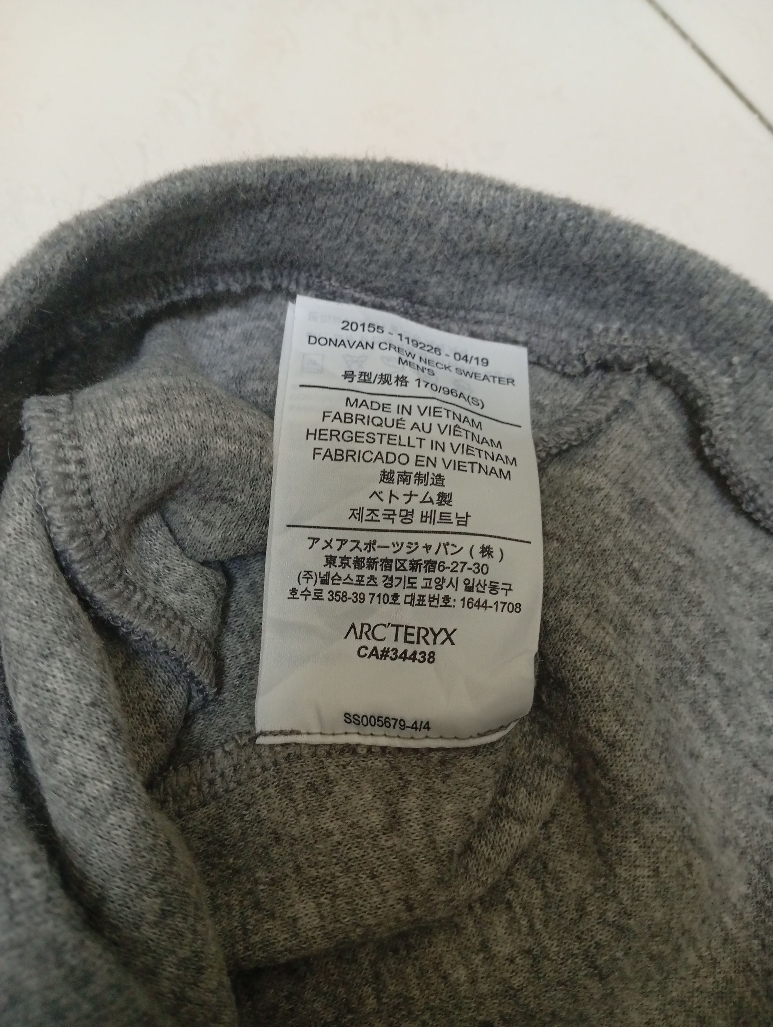 Arc'teryx Arc'teryX Donavan crew neck sweater Size US M / EU 48-50 / 2 - 7 Thumbnail