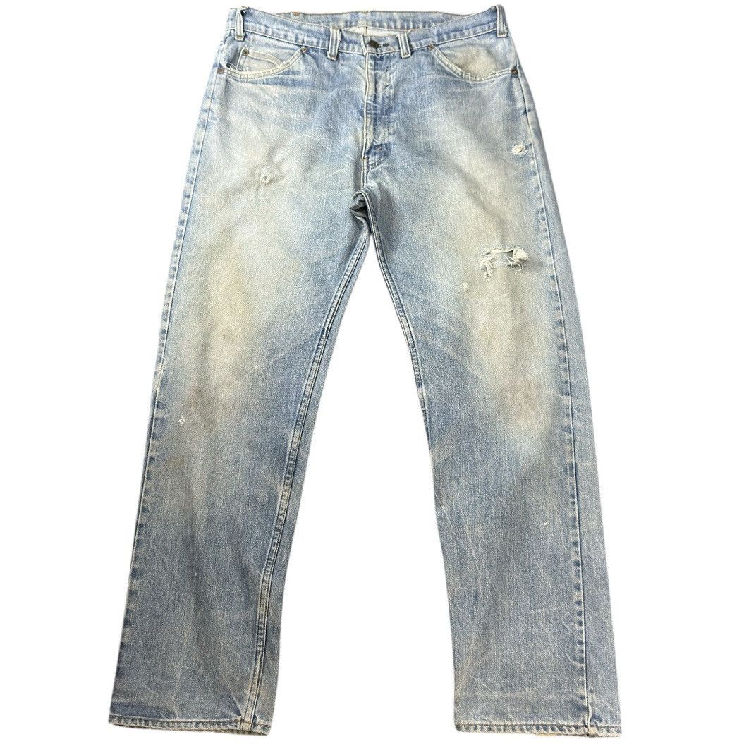 Levi's Vintage Clothing 🔥 Vintage 80s Levis 505 Orange Tab Denim W38 Made in Usa Size US 38 / EU 54 - 1 Thumbnail