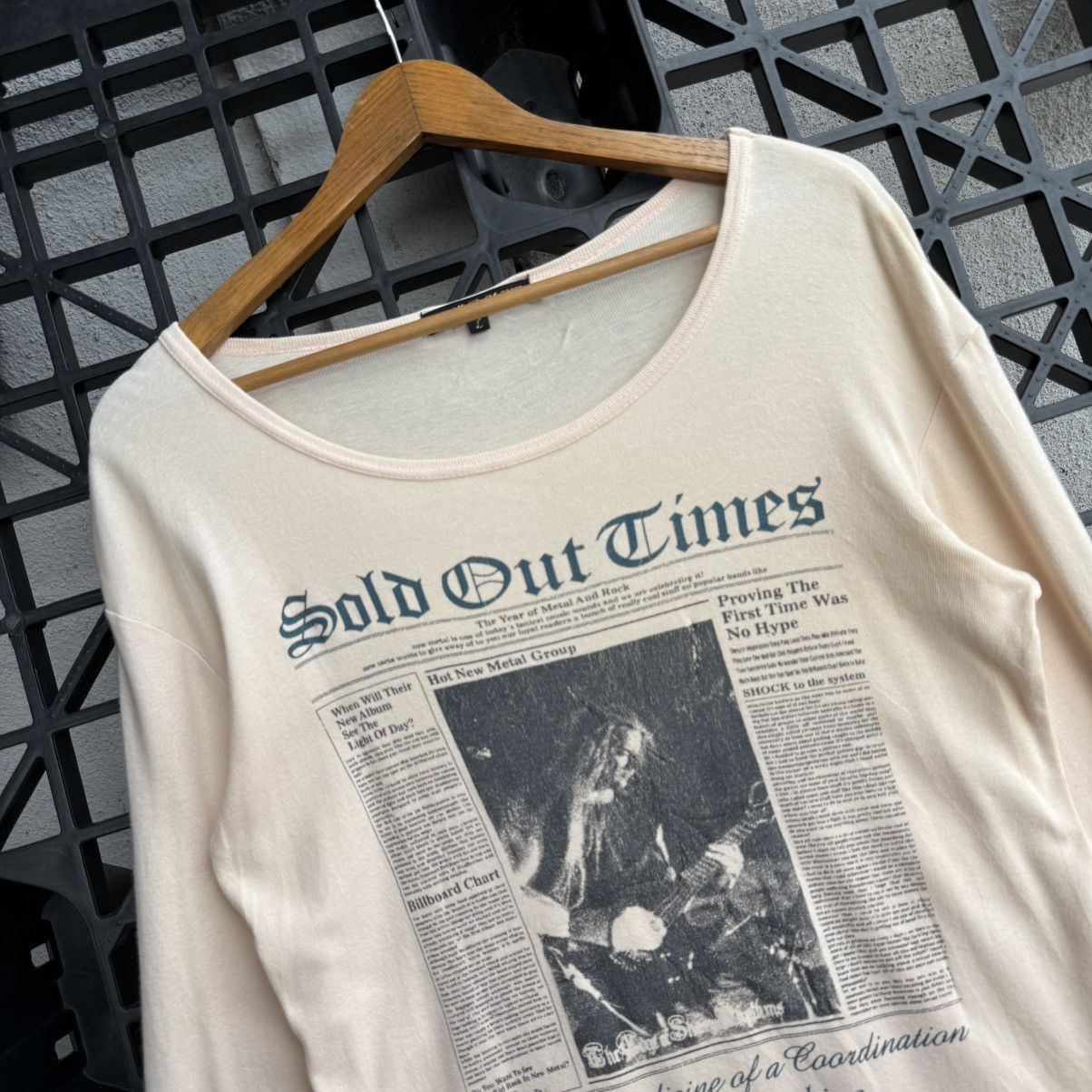 Japanese Brand Primal Point Grunge Band Y2K Potrait Wording Sold Out Times Size US L / EU 52-54 / 3 - 4 Thumbnail