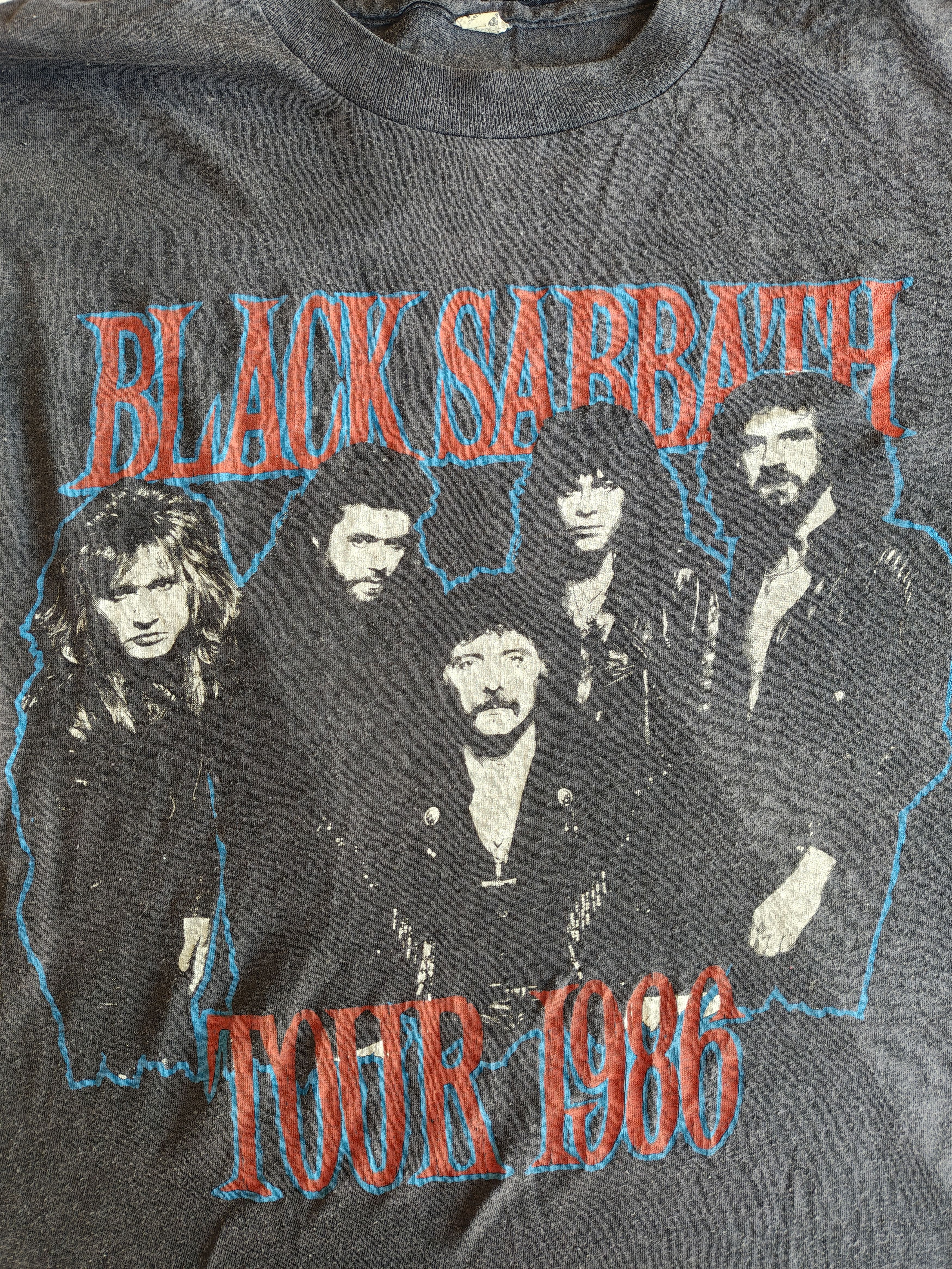 Vintage Vintage 1986 Black Sabbath Seventh Star Tour Tee Size US S / EU 44-46 / 1 - 2 Thumbnail