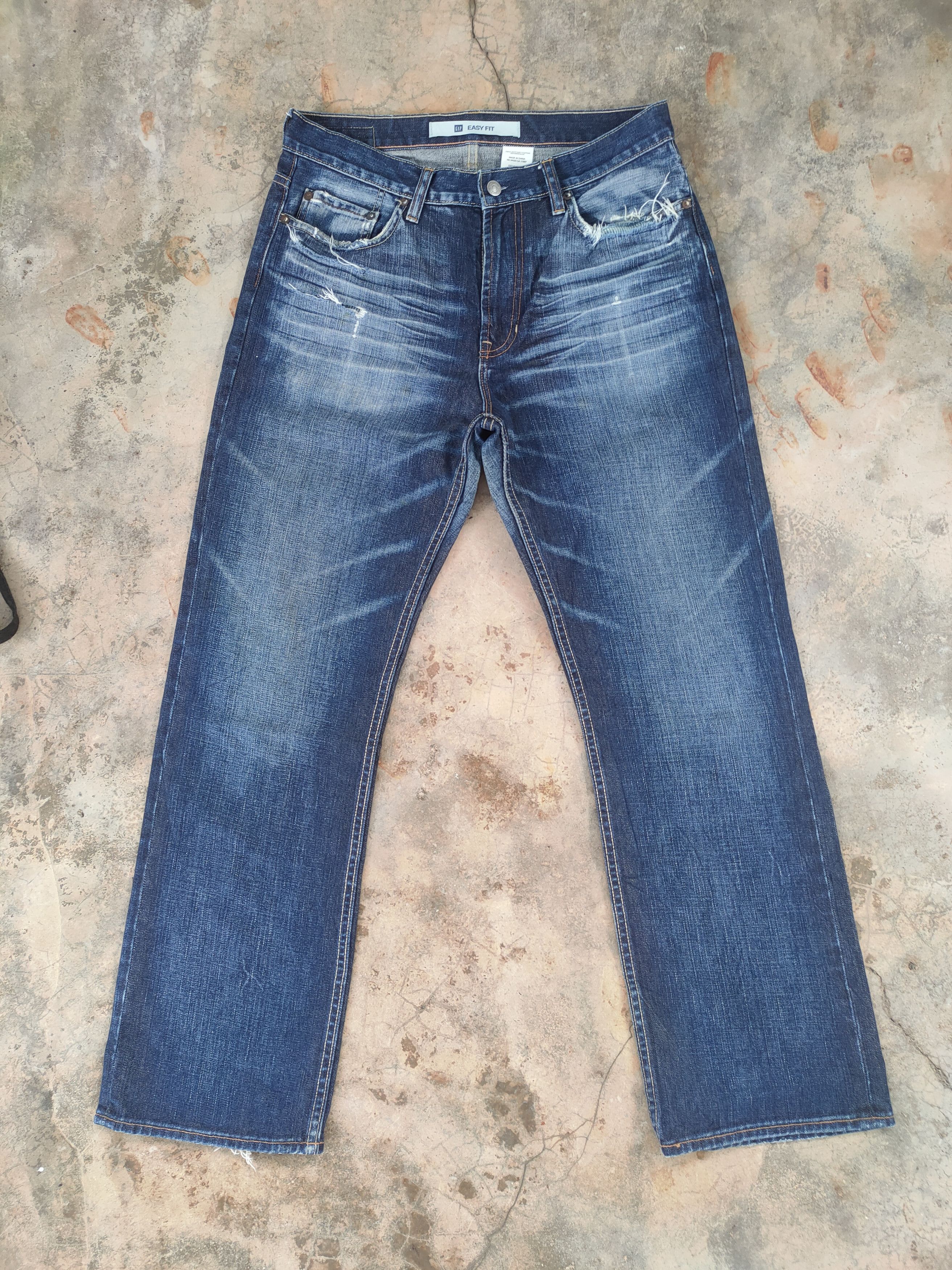 Gap W33 VINTAGE GAP FADED DISTRESSED JEANS PANTS Size US 33 - 1 Thumbnail