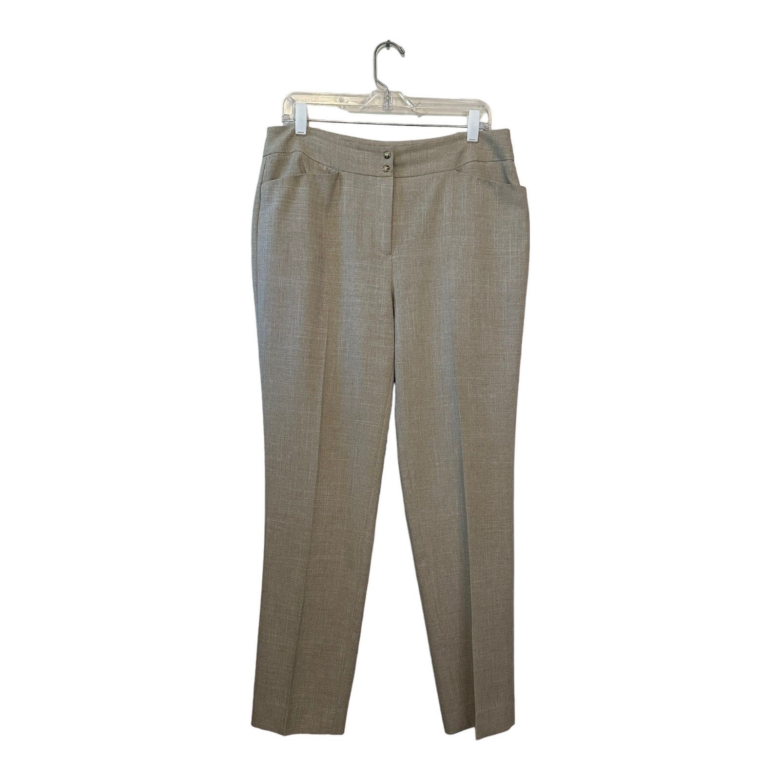 Jones New York Jones New York tan office straight legs pants size 12 Size 34" / US 12 / IT 48 - 1 Thumbnail