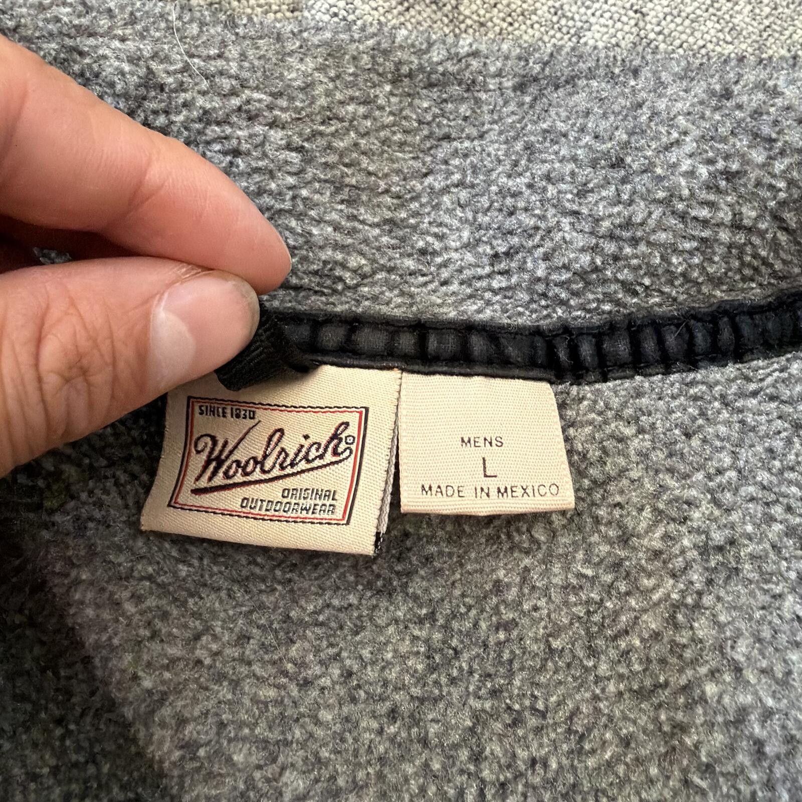 Woolrich Woolen Mills Vintage Woolrich Polartec Fleece Two Tone Pullover Sweater Size US L / EU 52-54 / 3 - 4 Thumbnail