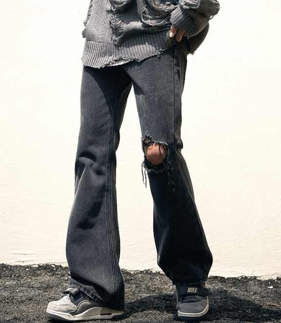 Japanese Brand × Jean American high street retro washed distressed jeans Size US 32 / EU 48 - 2 Thumbnail