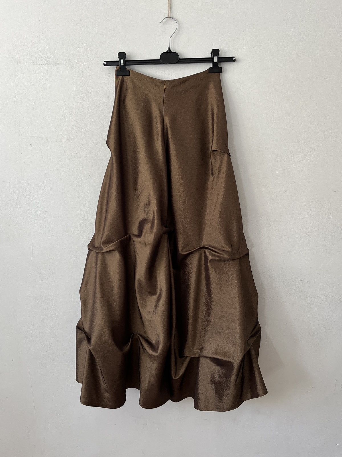 Vintage Vintage y2k Brown Maxi Skirt Size 25" / US 0 / IT 36 - 6 Thumbnail