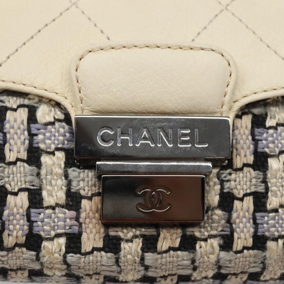 Chanel CHANEL Chain Shoulder Bag Tweed Blue CC Size ONE SIZE - 10 Thumbnail