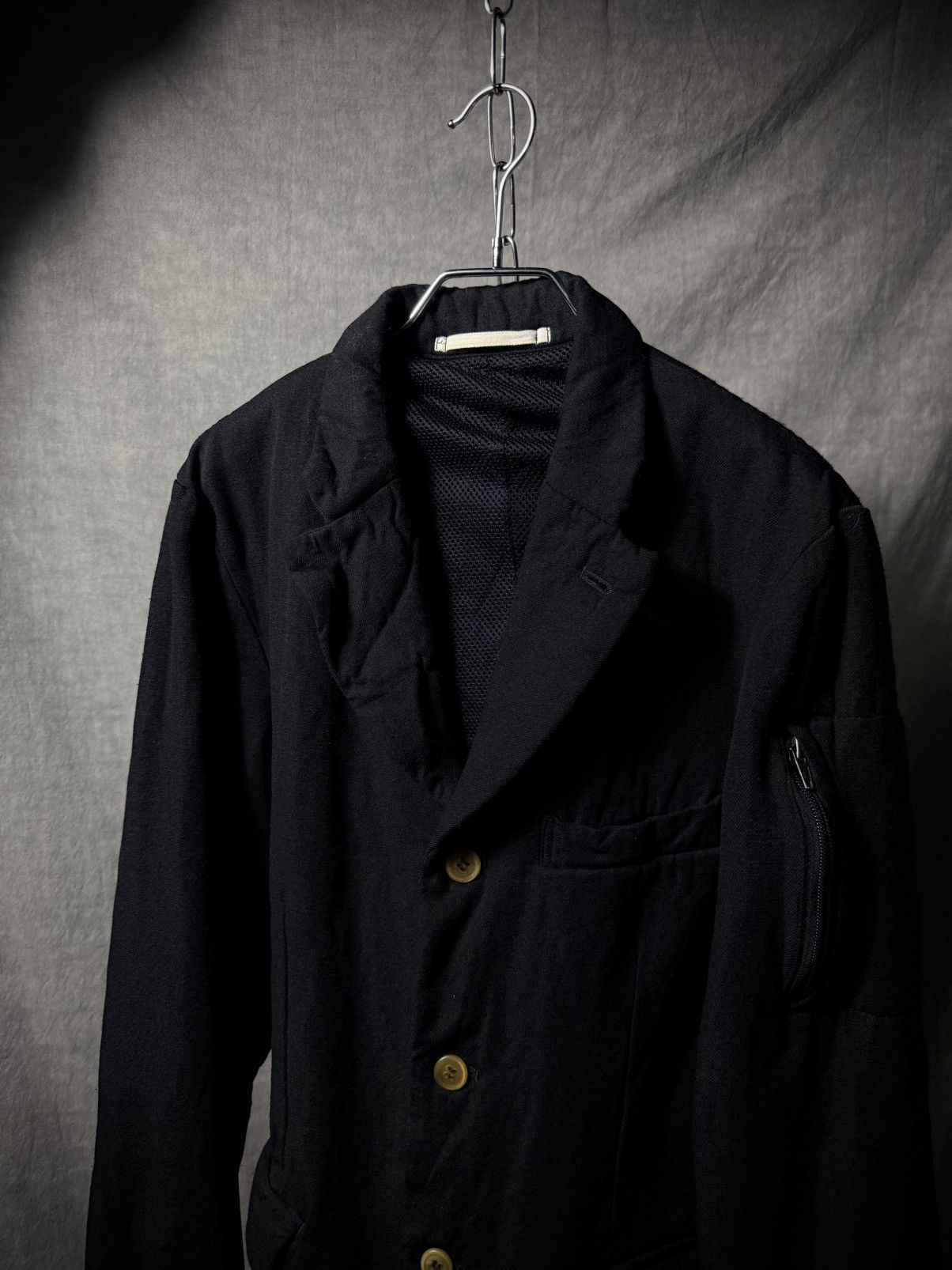 Comme des Garcons Homme Plus Comme des Garçons Homme Plus 05AW Back-Zip Blazer Size US M / EU 48-50 / 2 - 4 Thumbnail