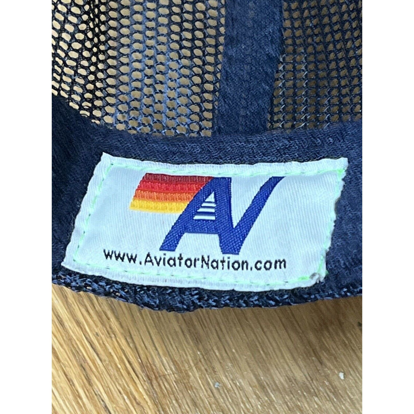 Aviator Nation Aviator Nation Hat Snapback Navy Trucker Mesh Lightning Bolt Size ONE SIZE - 3 Thumbnail