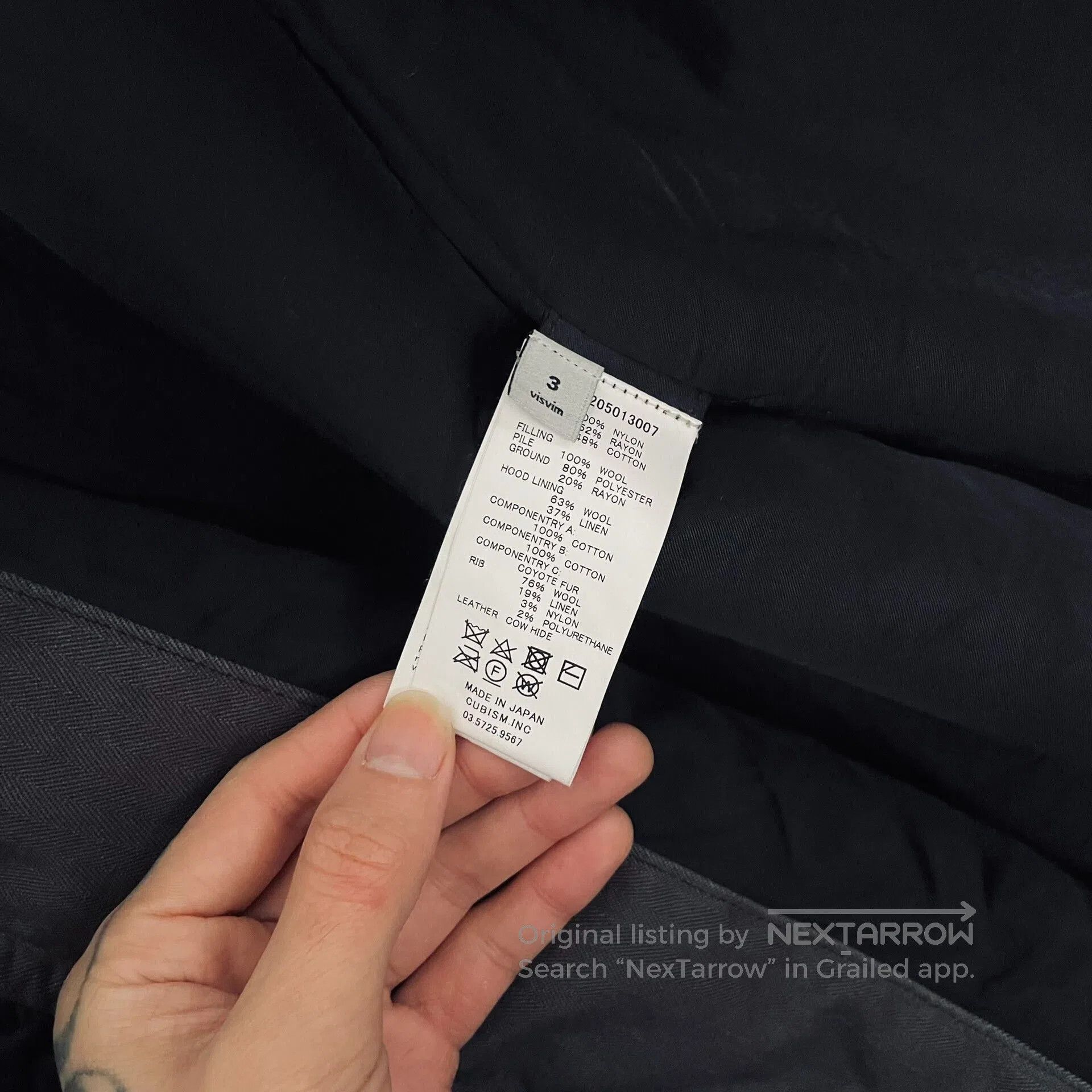 Visvim visvim 17aw valdez coat with fur hood. Size US M / EU 48-50 / 2 - 7 Thumbnail