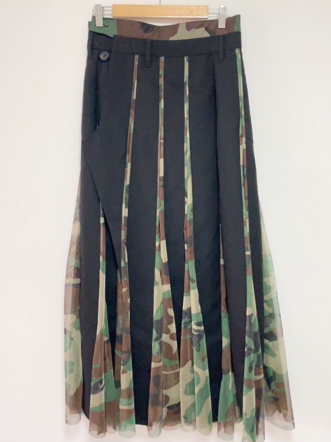 Junya Watanabe Junya Watanabe 21AW Camo Wrap Maxi Skirt Archive GGGG1 Size 31" - 1 Thumbnail