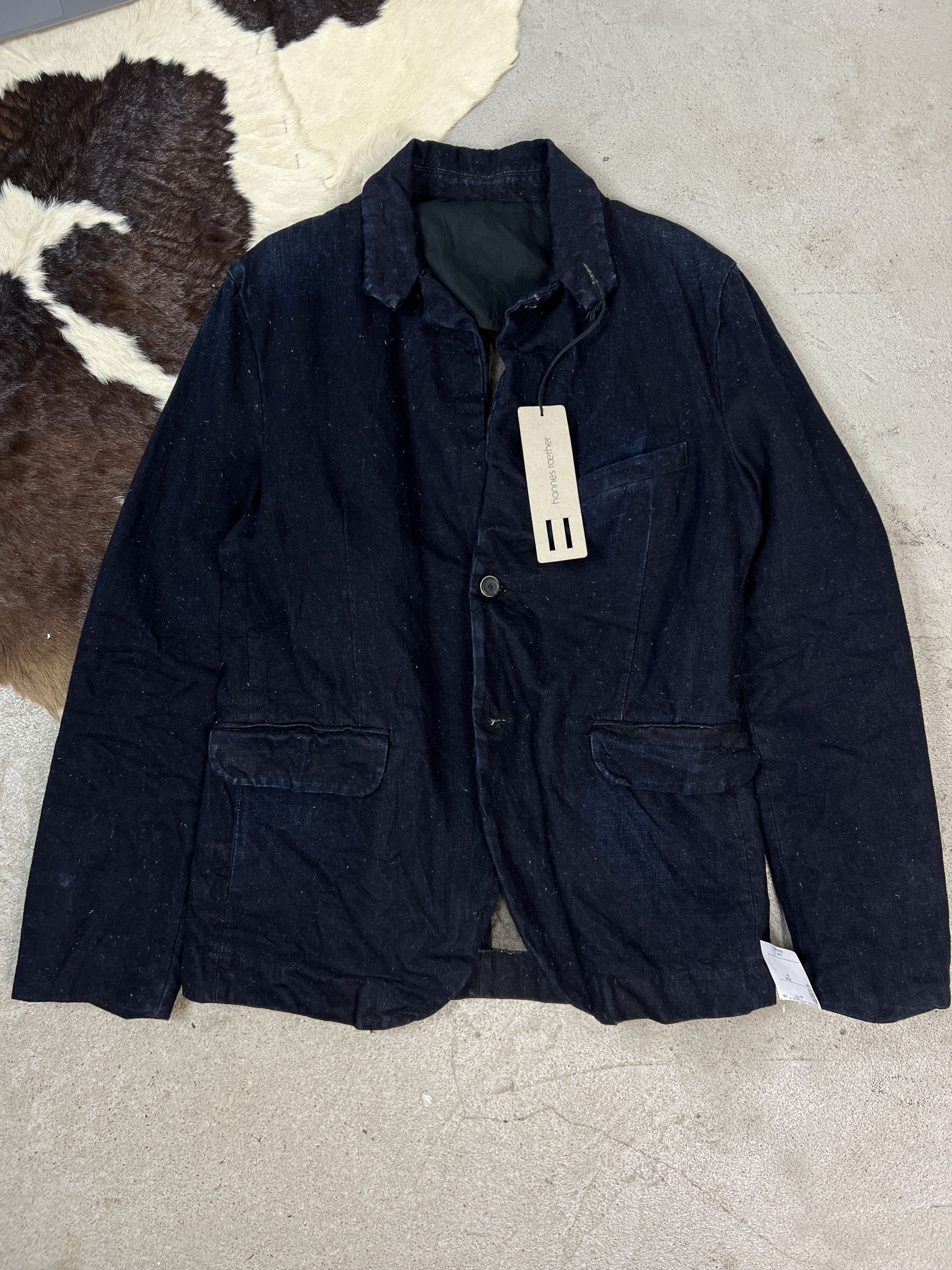 Vintage × hannes roether Hannes Roether Jeans Jacket Size US M / EU 48-50 / 2 - 1 Thumbnail