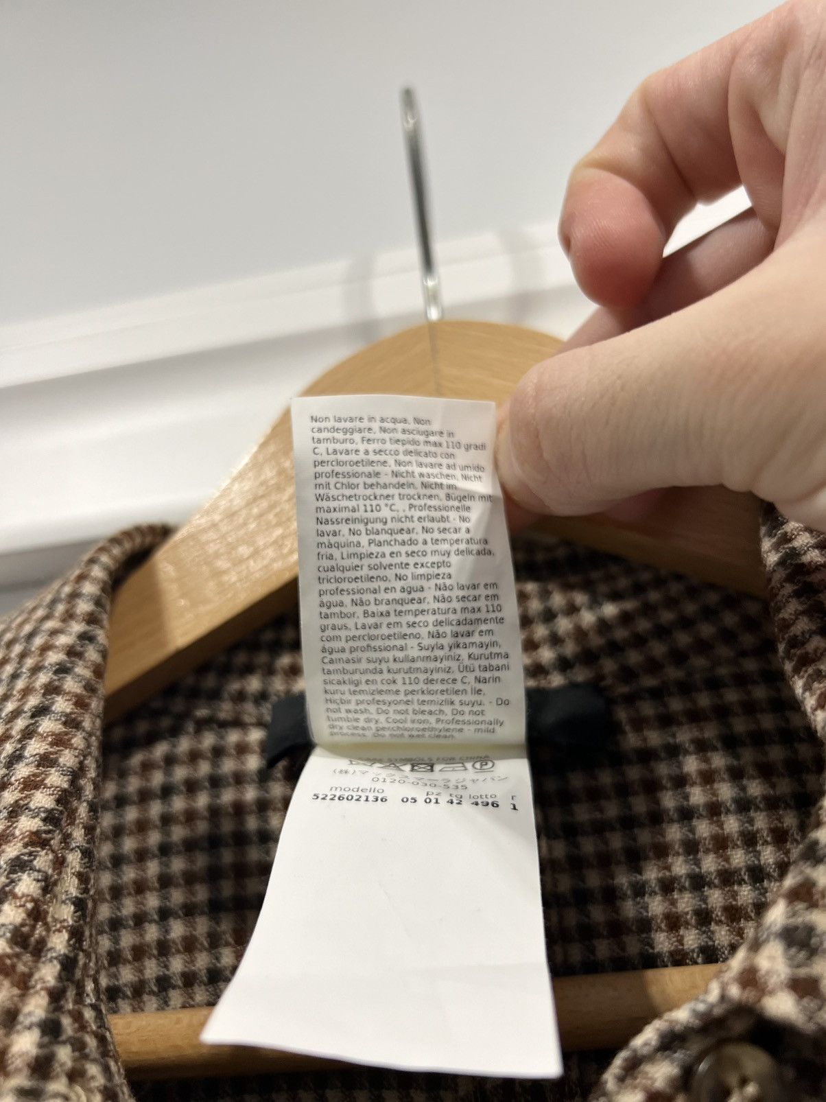 Weekend Max Mara Max Mara Weekend Otaria Patterned Wool Shirt Dress Size M / US 6-8 / IT 42-44 - 13 Thumbnail