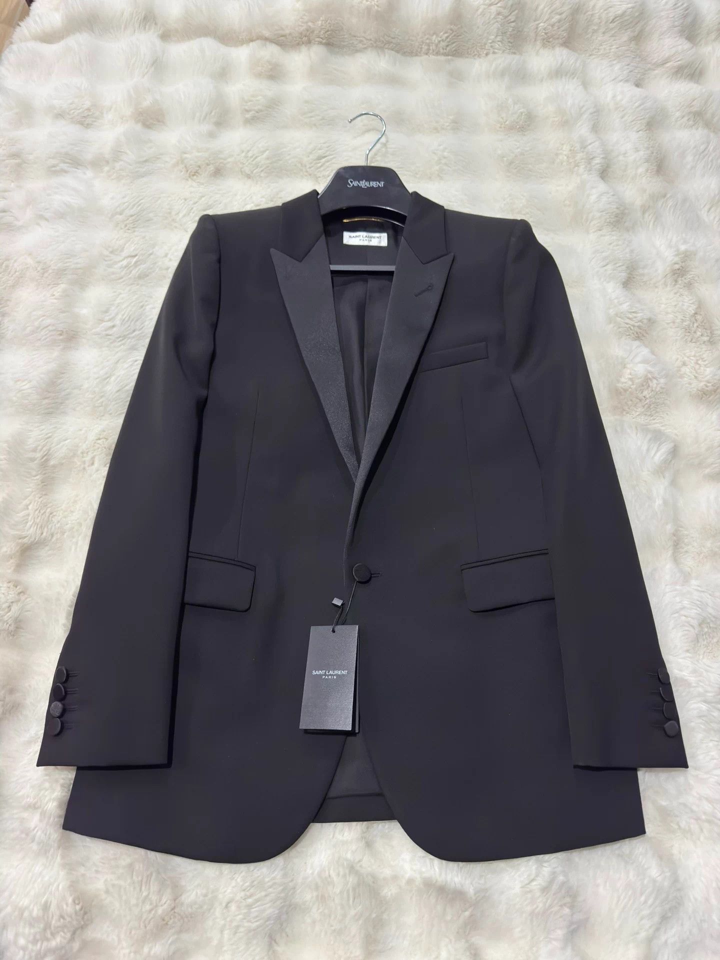Saint Laurent Paris Saint Laurent YSL Wool Tuxedo Jacket - Size 40 - New w/ Tags Size S / US 4 / IT 40 - 1 Thumbnail