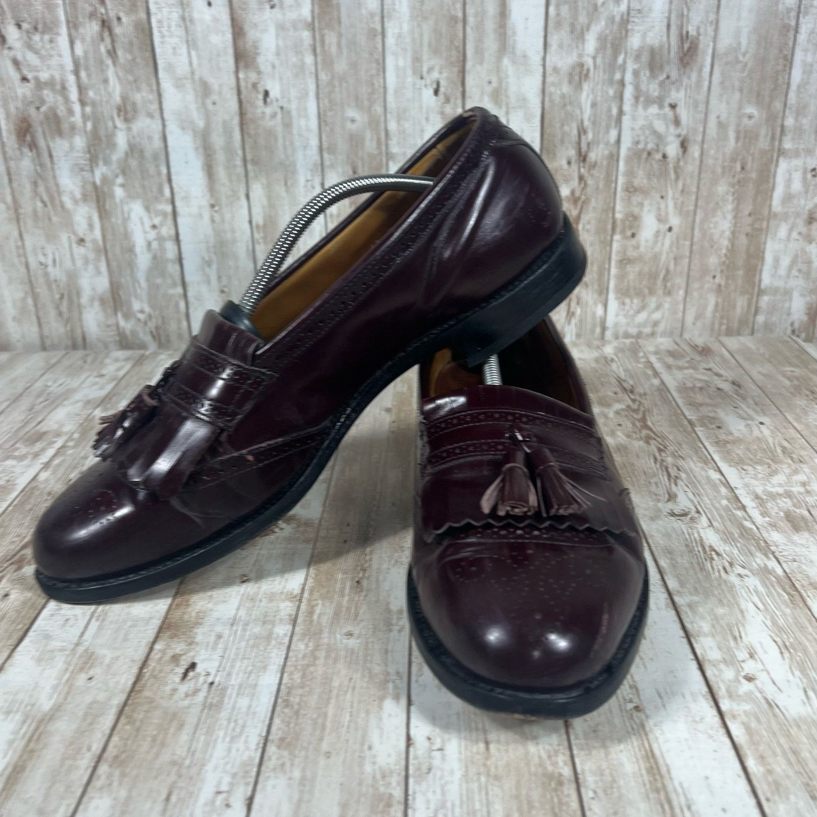 Allen Edmonds Allen Edmonds MensTassel Loafers Burgundy Size 13 Size US 13 / EU 46 - 5 Thumbnail