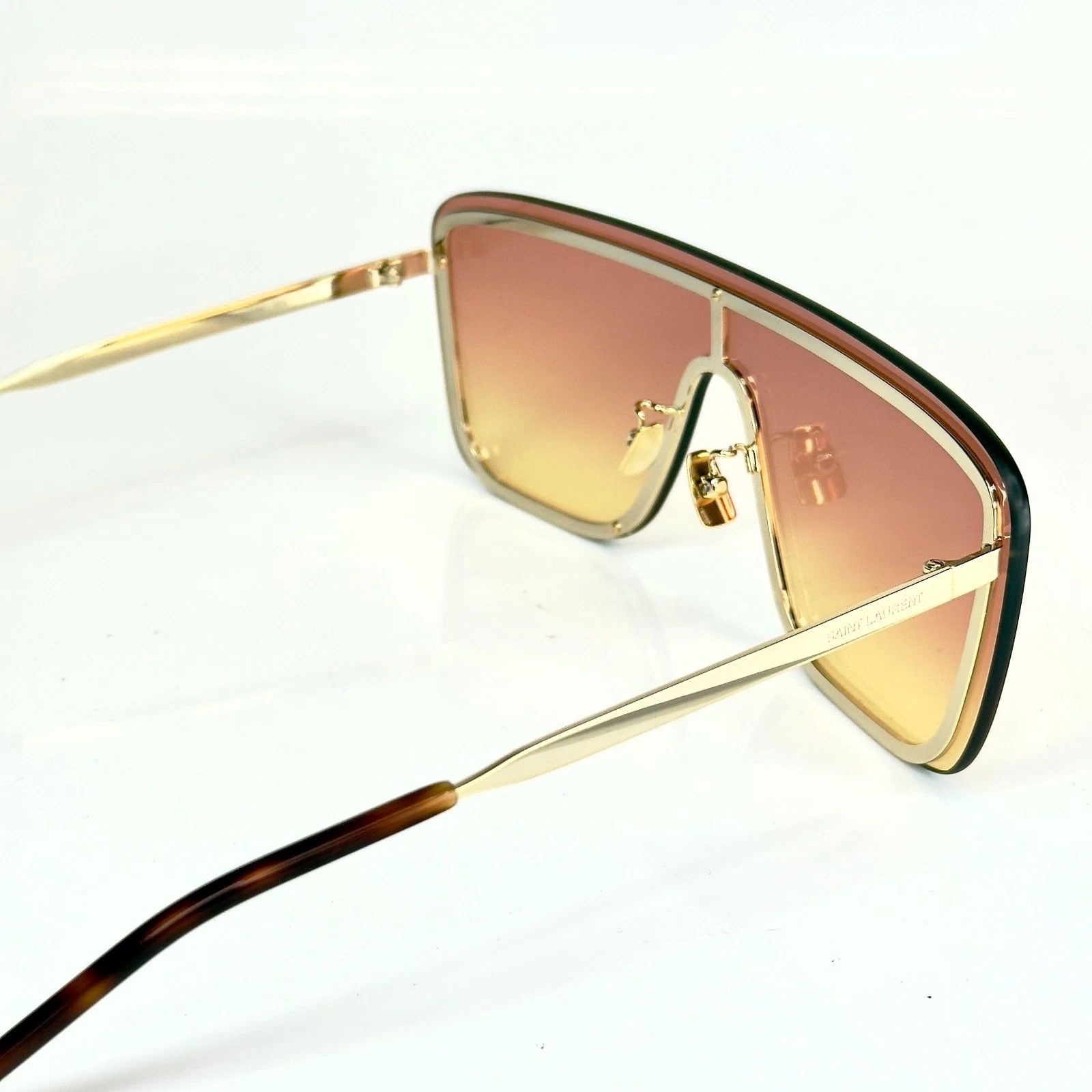 Yves Saint Laurent SAINT LAURENT 364 MASK YSL SL364 008 Unisex Sunglasses Size ONE SIZE - 4 Thumbnail