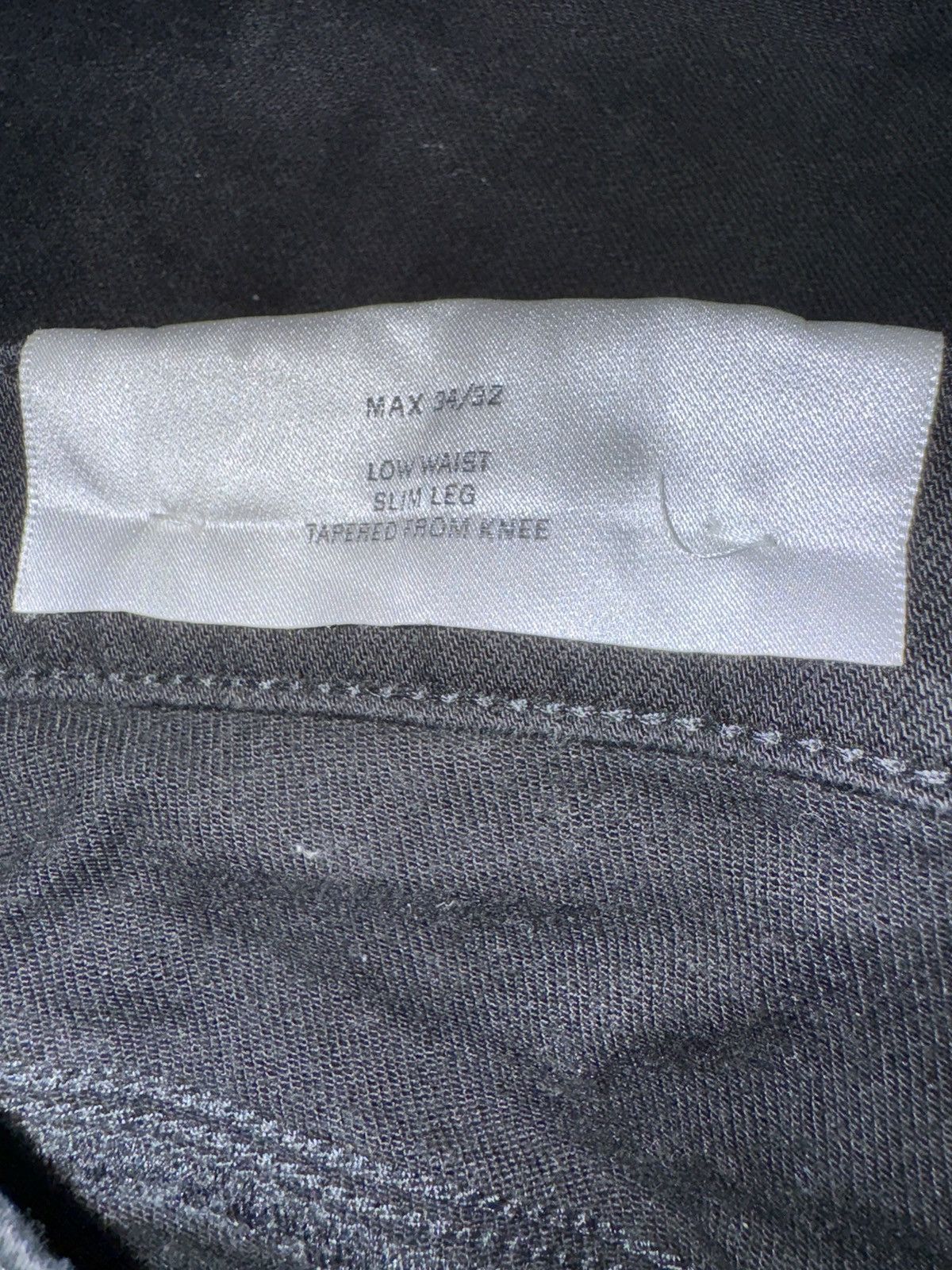 Acne Studios Acne Studios Max Stay Cash Black Denim Jeans Size US 34 / EU 50 - 16 Thumbnail