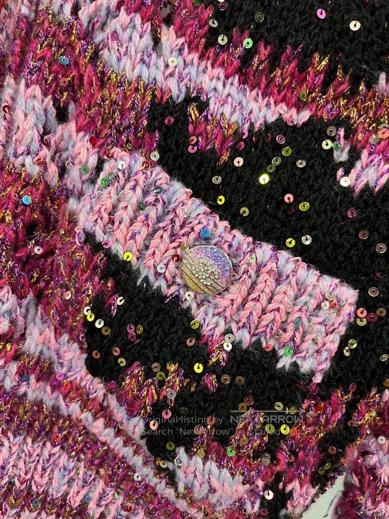 Chanel Chanel 24C Sequin Knit Cardigan. Size US M / EU 48-50 / 2 - 3 Thumbnail