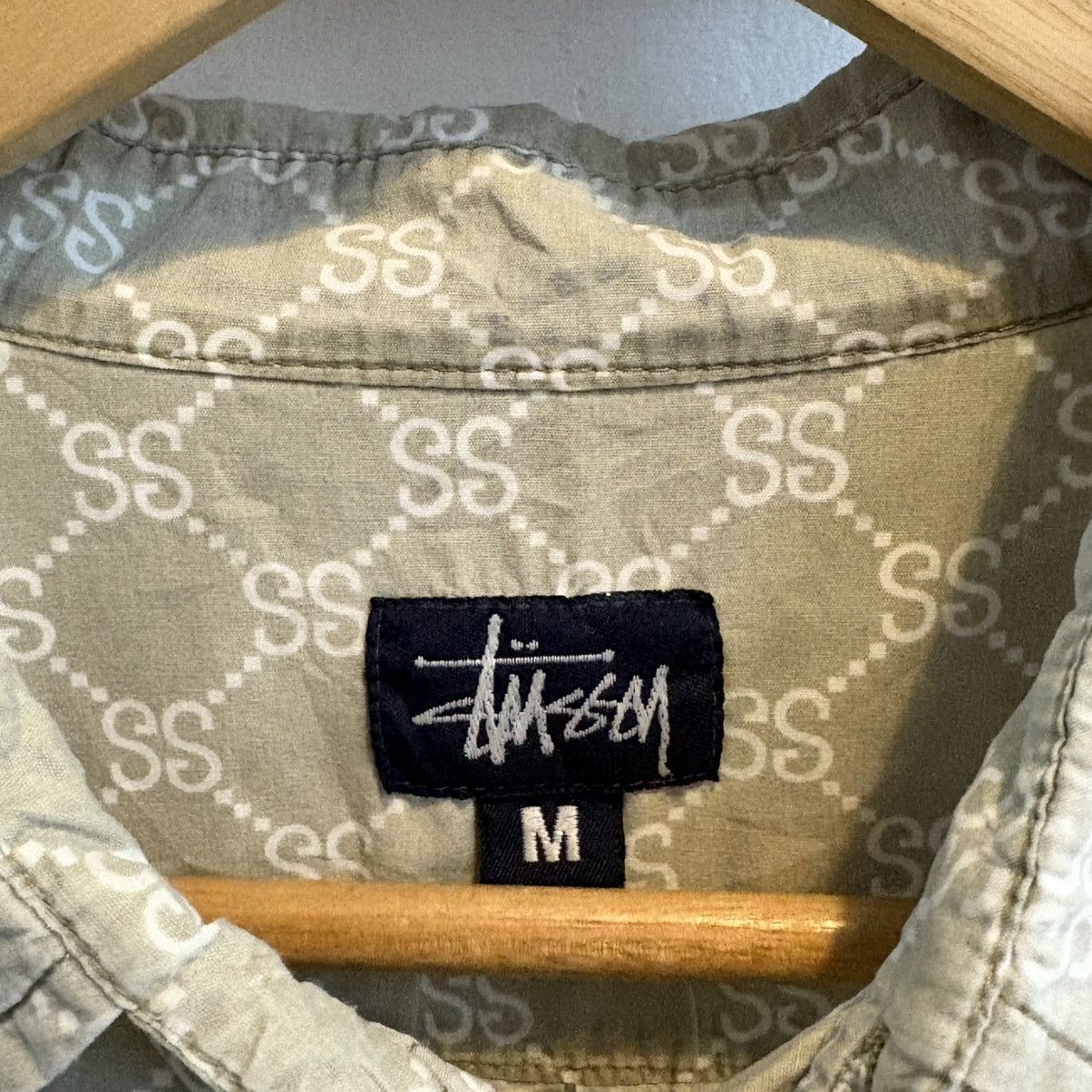 Stussy Super Rare Stussy Rip Off Gucci Button Ups Size US M / EU 48-50 / 2 - 3 Thumbnail