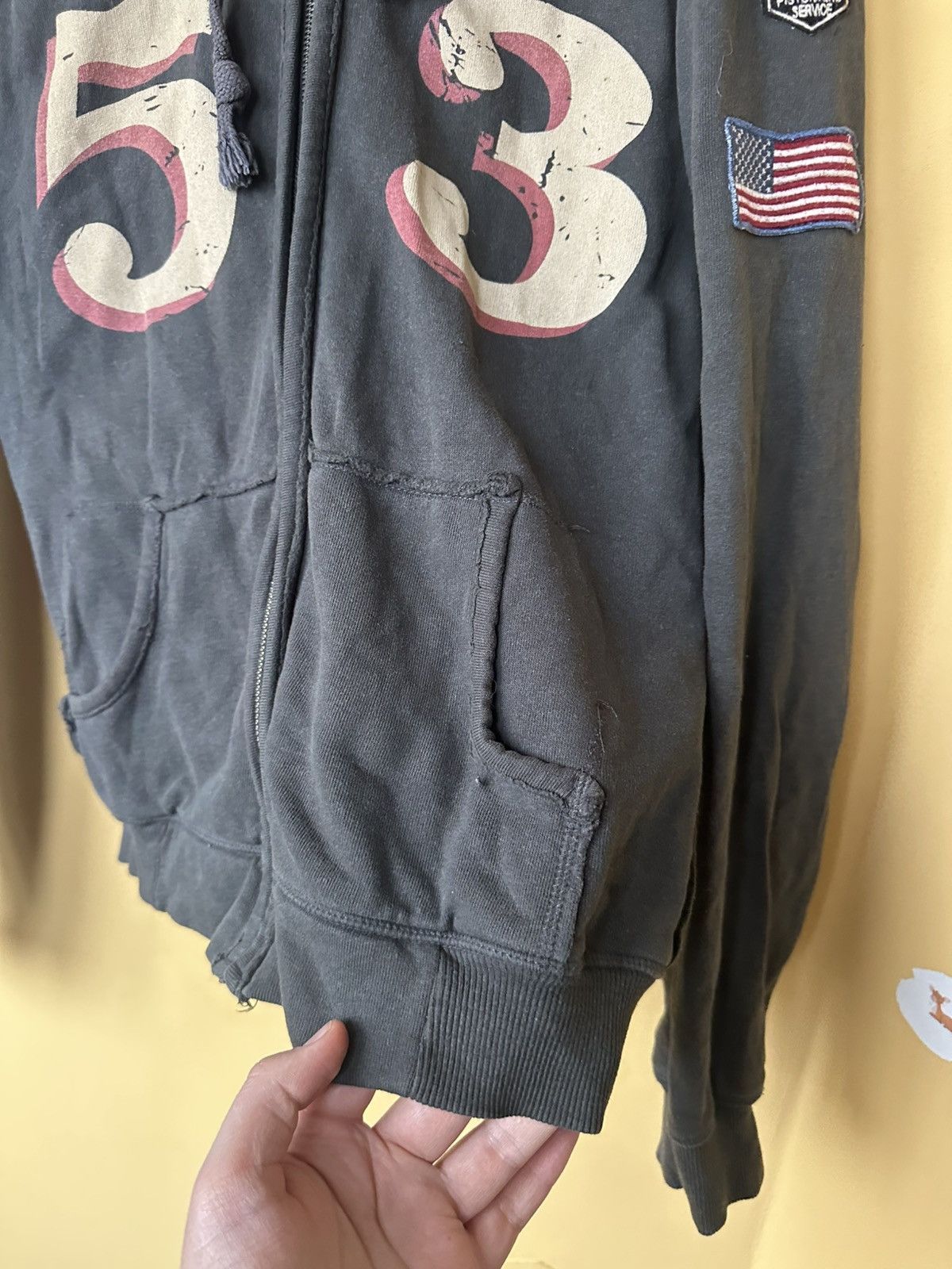 Vintage Vintage Carbon Hoodie By Warson Motors Size US XL / EU 56 / 4 - 5 Thumbnail