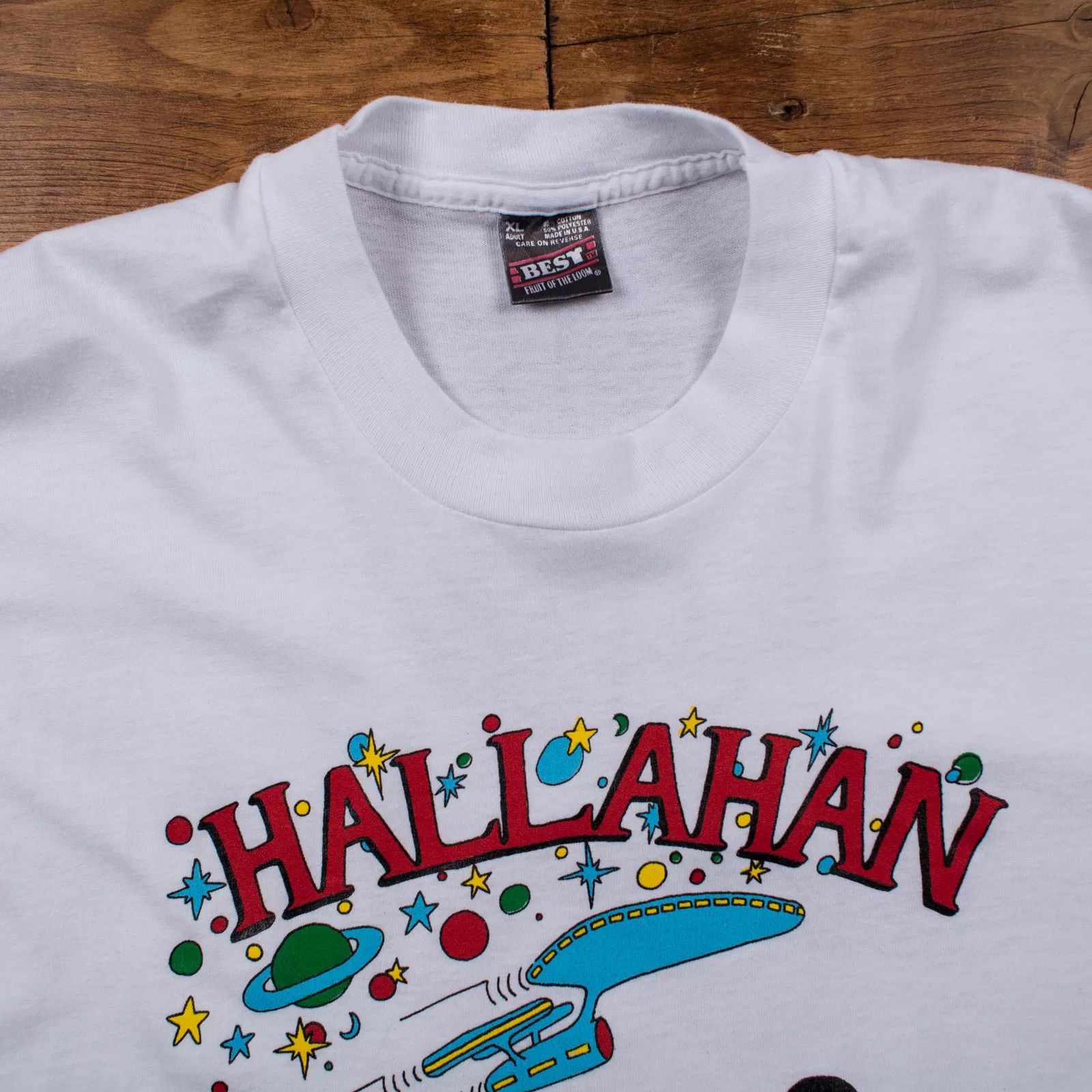 Fruit Of The Loom Vintage Fruit of the Loom Single Stitch T Shirt Graphic Size US XL / EU 56 / 4 - 3 Thumbnail
