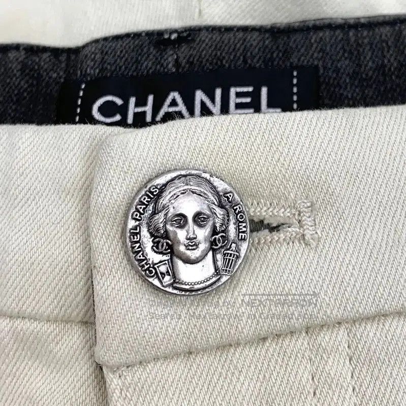 Chanel Chanel Color Block Cotton Women's Denim Pants . Size 23" - 5 Thumbnail