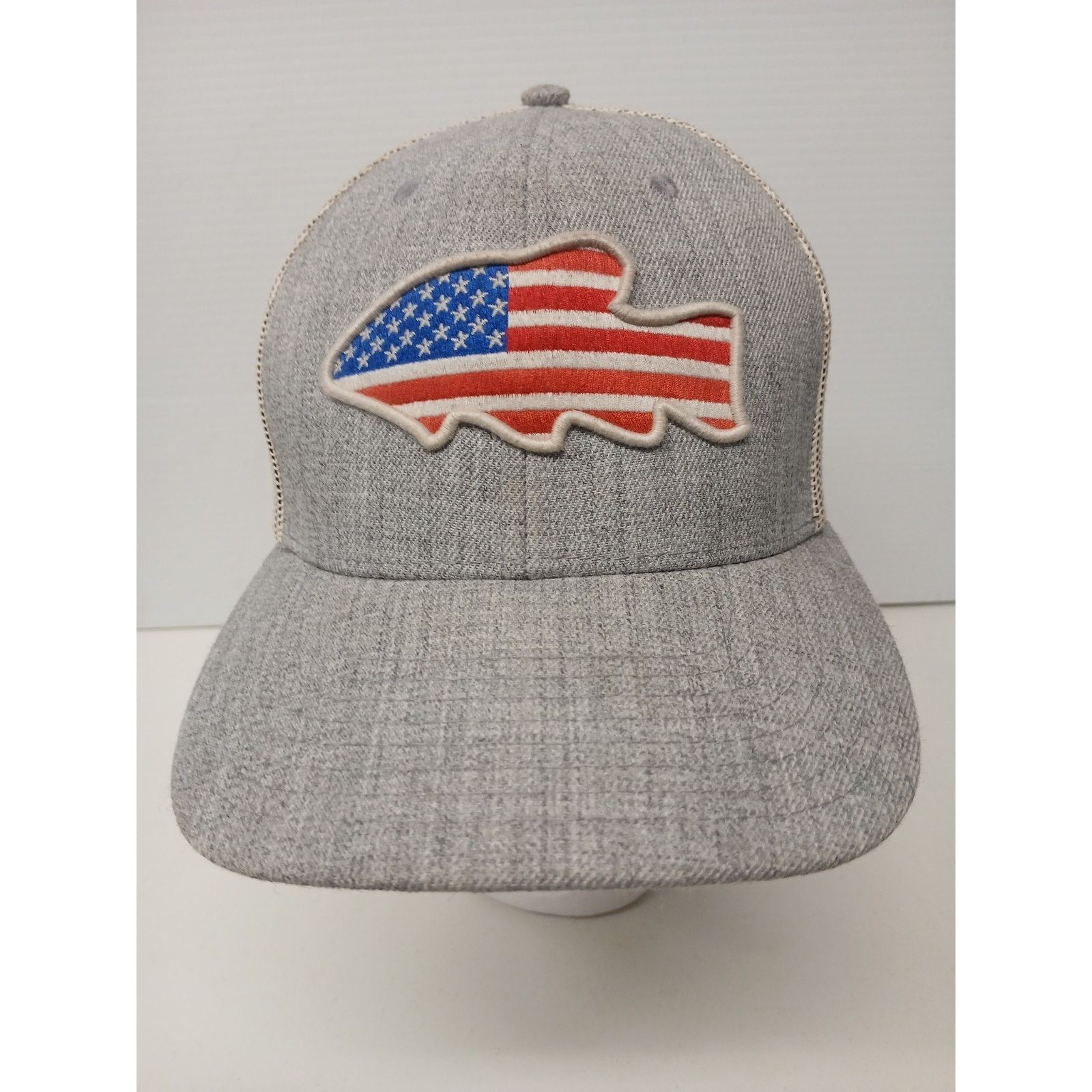 Other Local Crowns Mesh Trucker (OSFM) Gray Snapback Hat/Cap Size ONE SIZE - 2 Thumbnail