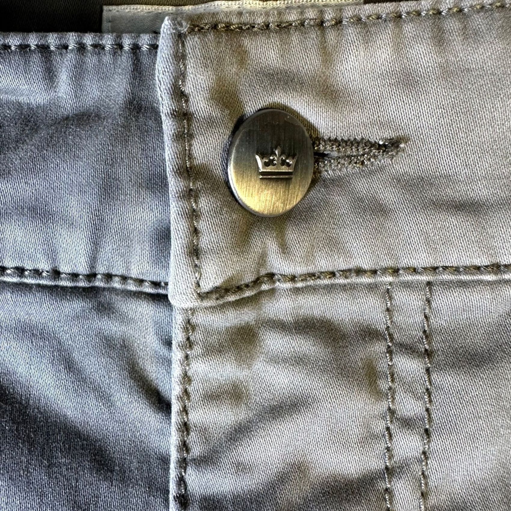 Peter Millar Peter Millar Pants Mens 5 Pocket Straight Leg Cotton Twill 38 Green Taupe Casual Chino Jeans Vintage? No Size US 37 - 3 Thumbnail
