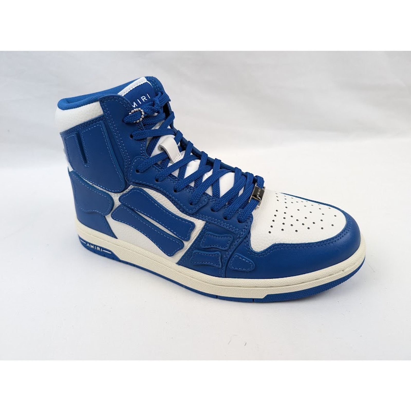 Amiri o1rshd1 Skel Hi-Top Sneakers in Blue/White Size US 13 / EU 46 - 2 Thumbnail