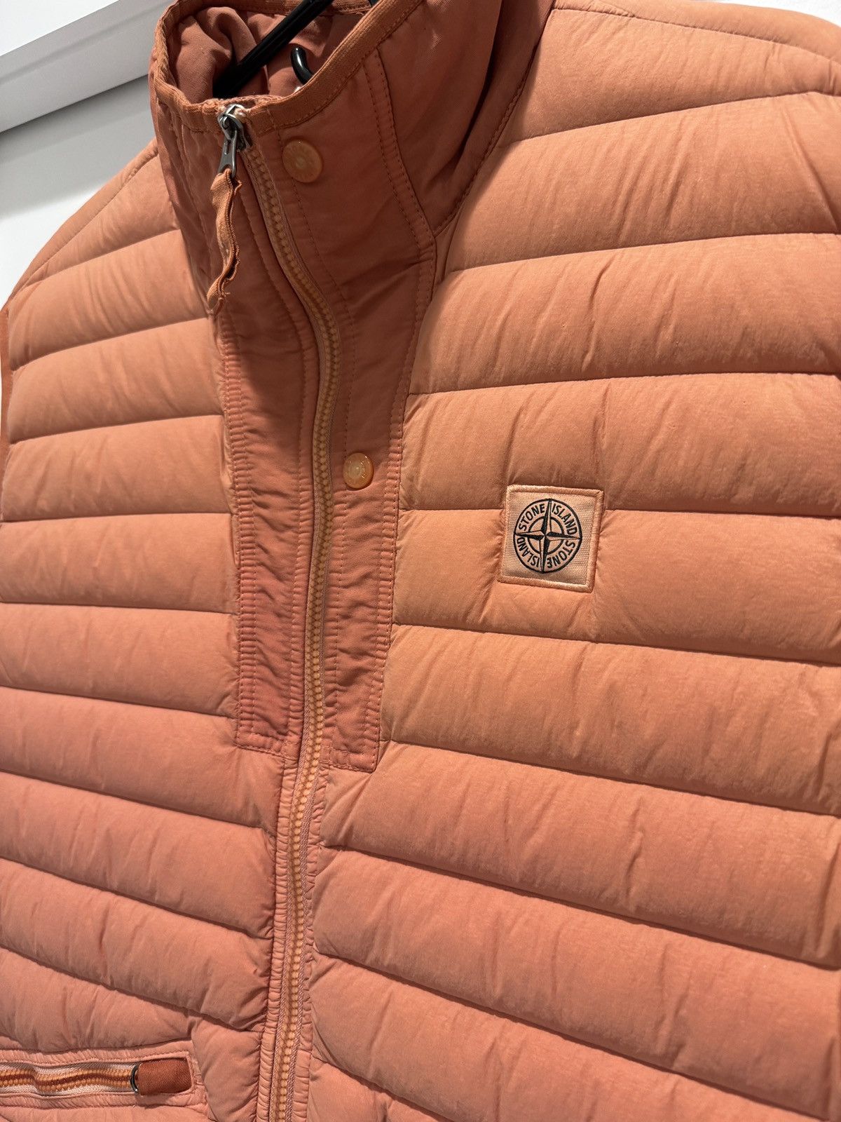 Stone Island Stone Island Nylon Patch Orange Puffer Vest Down Size XL Size US XL / EU 56 / 4 - 4 Thumbnail