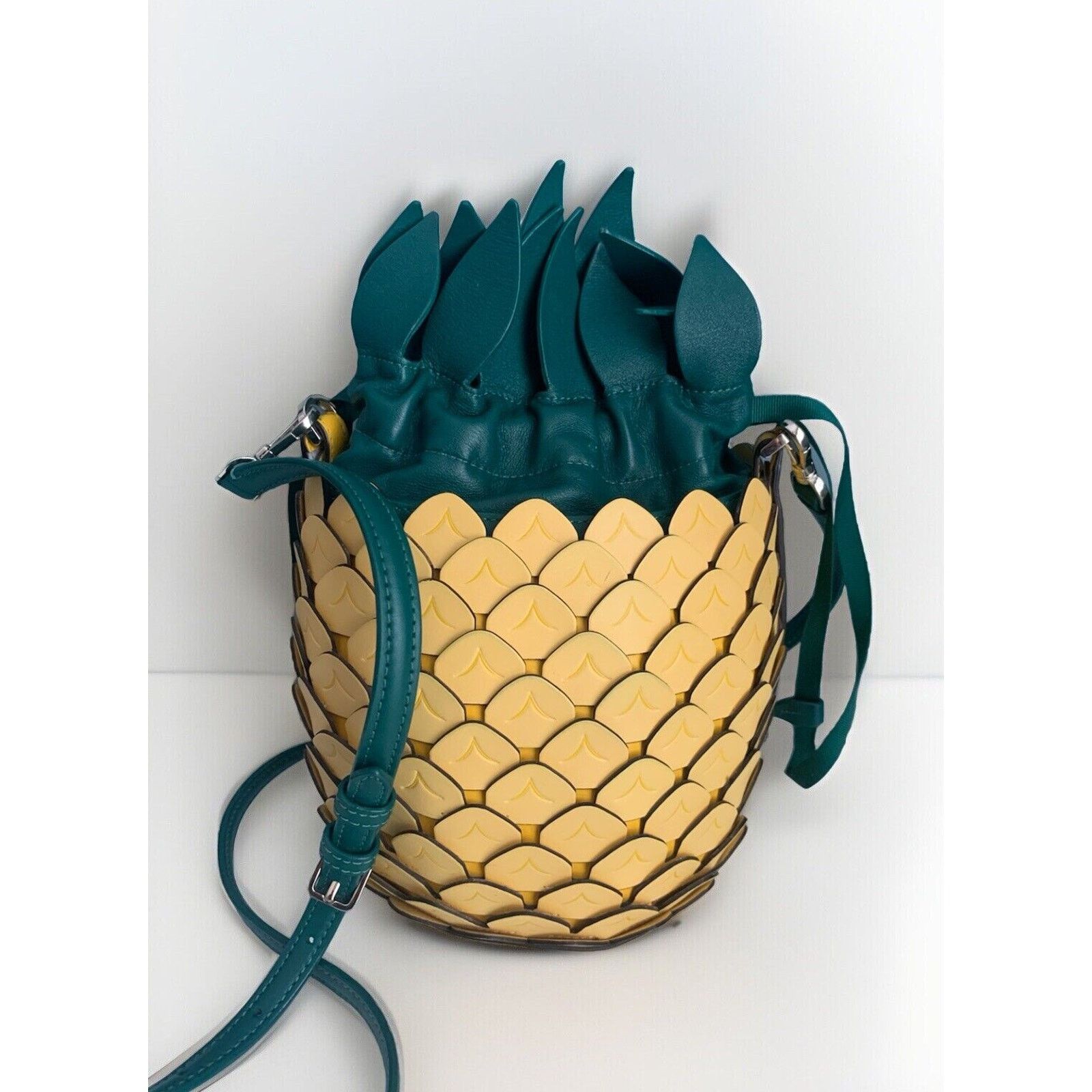 Kate Spade Kate Spade New York Pineapple Crossbody Yellow Leather Purse Size ONE SIZE - 12 Thumbnail