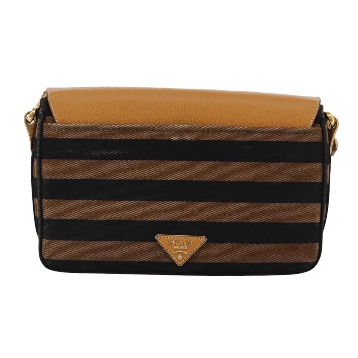 Prada PRADA Shoulder Bag Canvas Brown Gold Size ONE SIZE - 2 Thumbnail