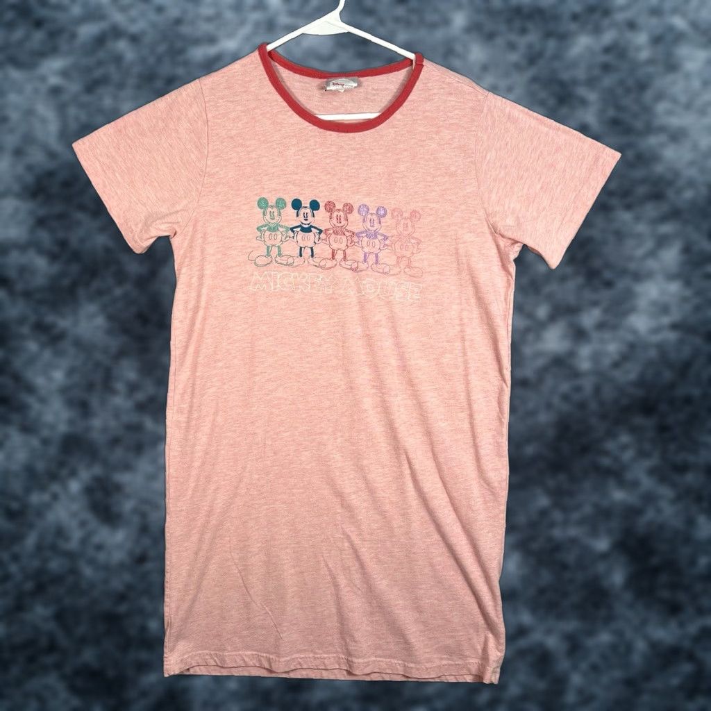 Disney VINTAGE Disney Mickey Mouse Sleep T Shirt Womens S/M Pink Originals Size S / US 4 / IT 40 - 1 Thumbnail