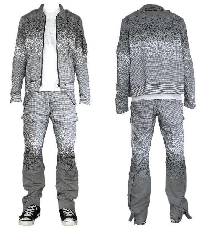 Maison MIHARA YASUHIRO Vtg Miharayasuhiro Gradient Runway Pocket Sweat cargos Size US 32 / EU 48 - 21 Thumbnail