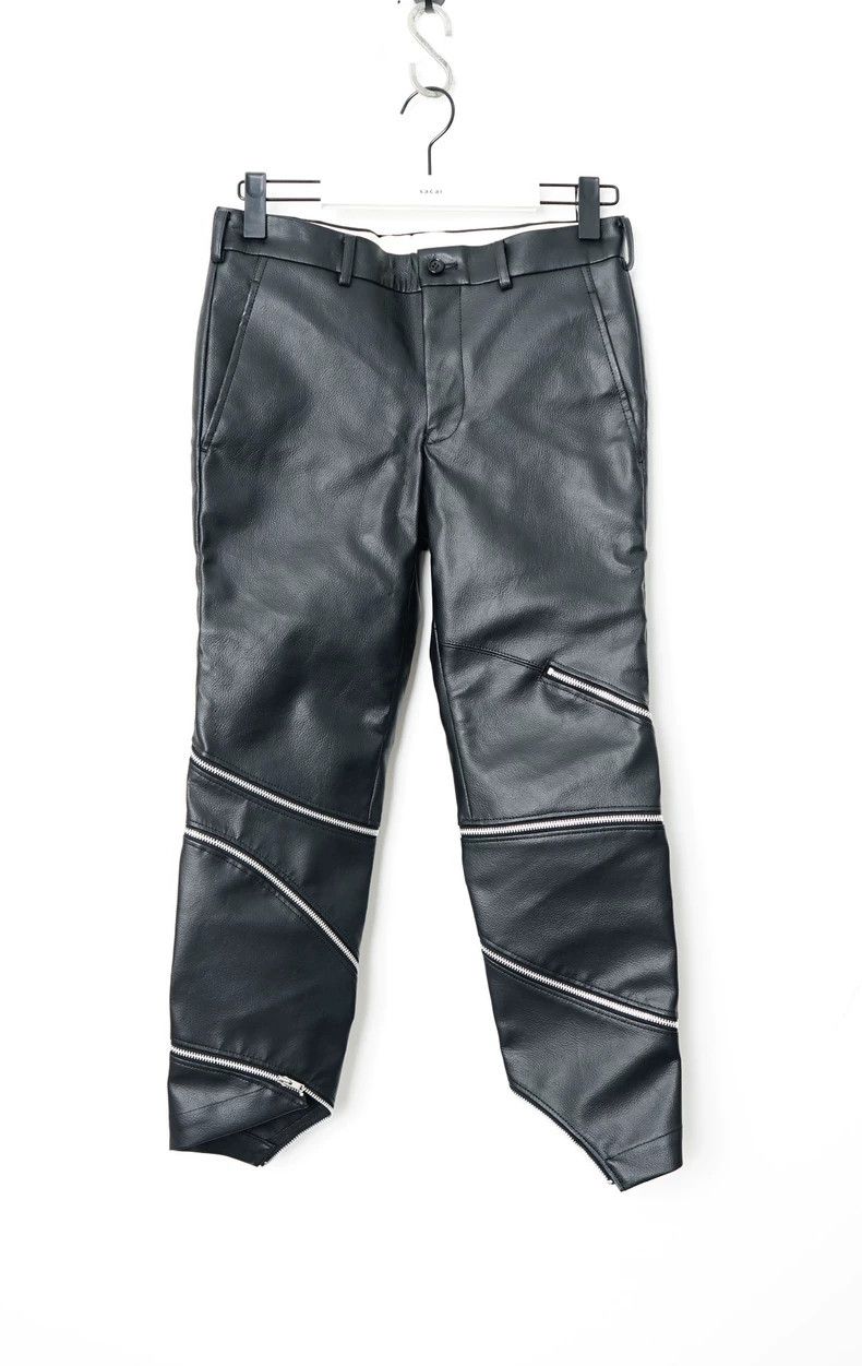 Comme des Garcons Comme des Garcons size XS Spiral leather pants Size US 27 - 1 Thumbnail