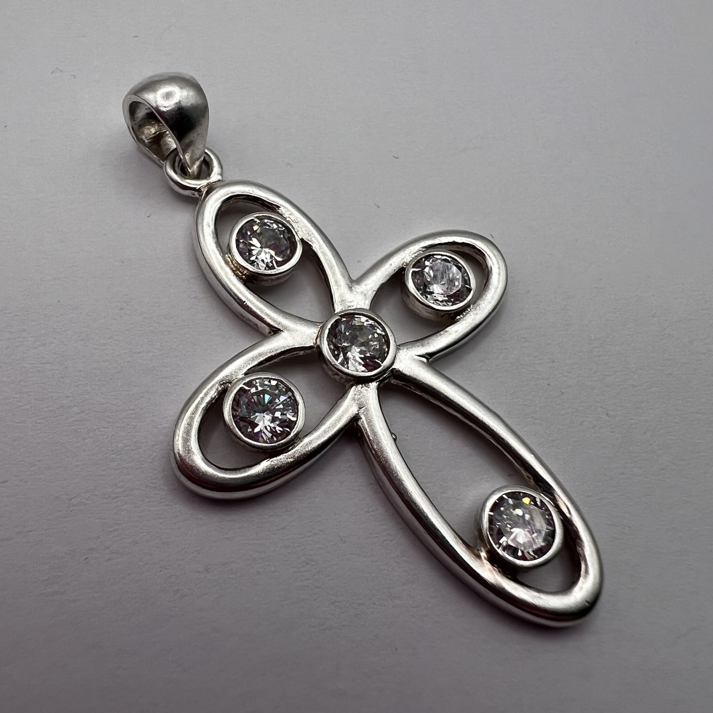 Sterling Silver Sterling Silver 925 Crucifix Cross Pendant Jesus Christ 4g Size ONE SIZE - 7 Thumbnail