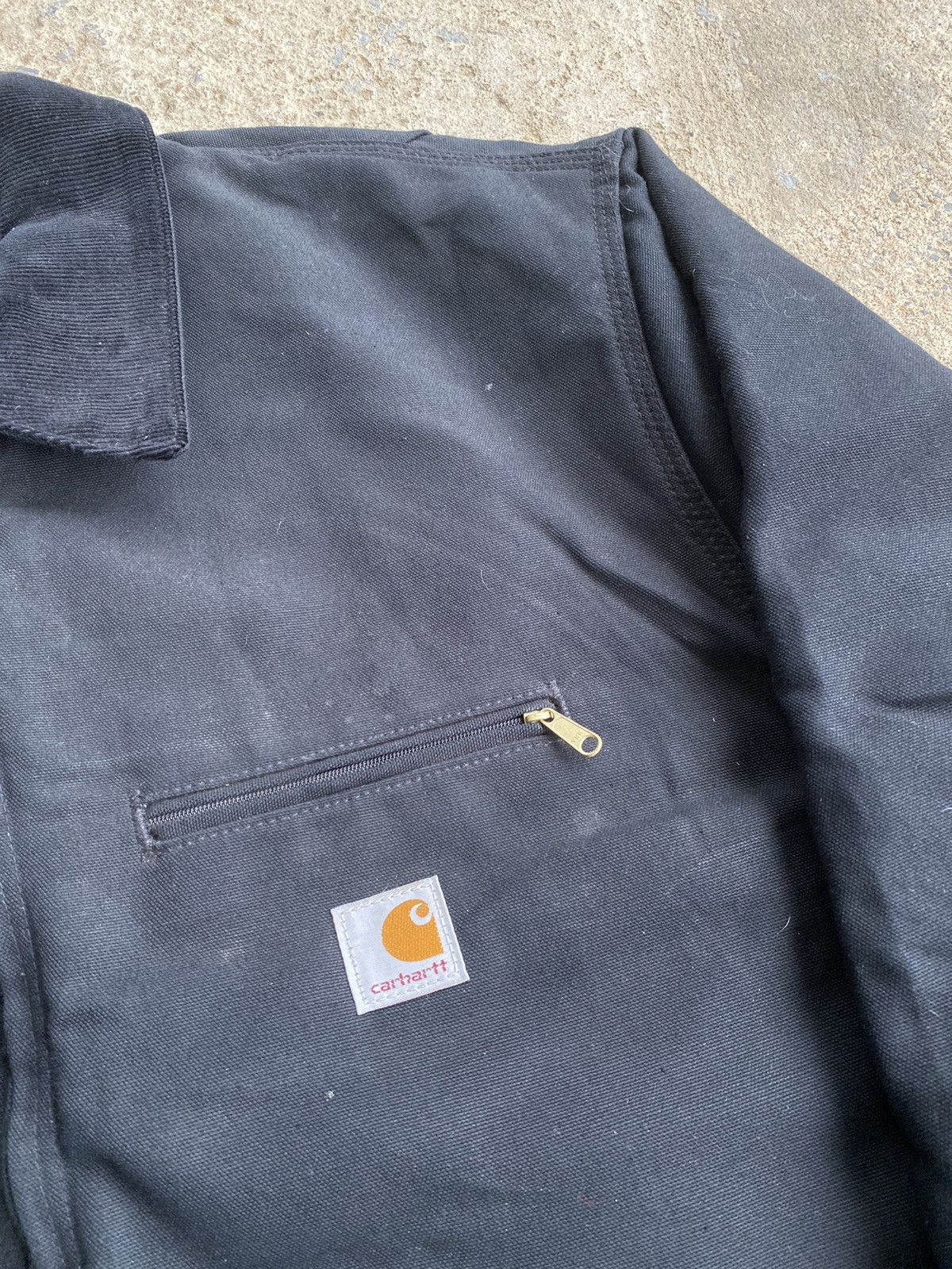 Carhartt × Vintage Vintage Carhartt Detroit Black Blanket Lined Jacket Size US XXL / EU 58 / 5 - 11 Thumbnail