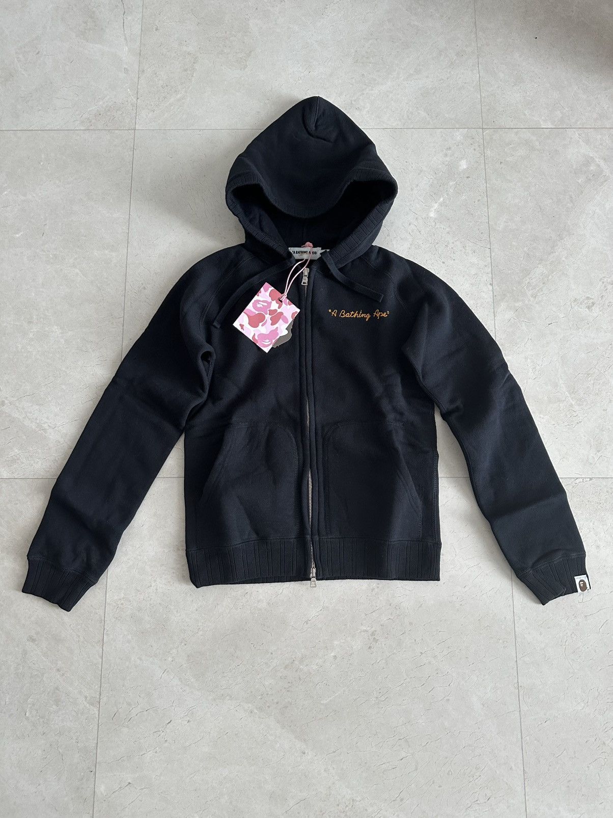 Bape College Embroidered Logo Hoodie Size XXS / US 00 / IT 34 - 3 Thumbnail