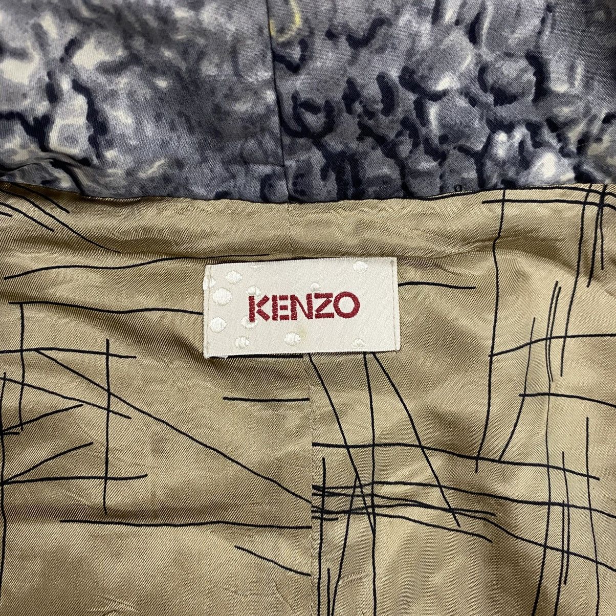 Kenzo Kenzo abstract print asymmetrical jacket Size M / US 6-8 / IT 42-44 - 10 Thumbnail