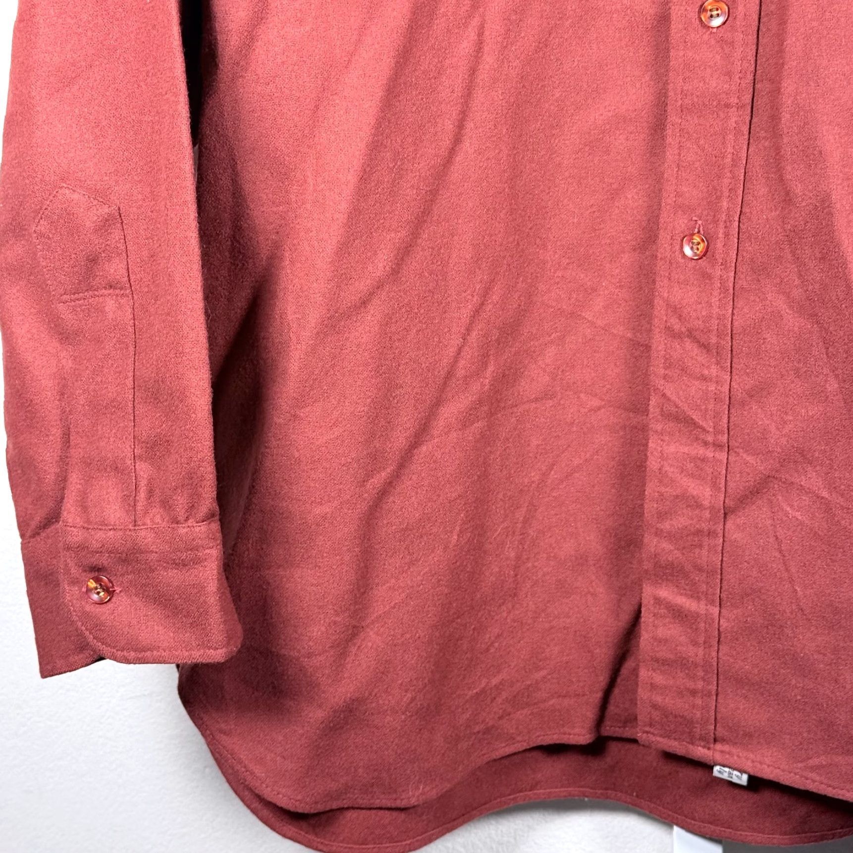 Pendleton VINTAGE Pendleton Shirt Red XL Wool Button-Up Long Sleeve Men USA Made Flaws Size US XL / EU 56 / 4 - 7 Thumbnail