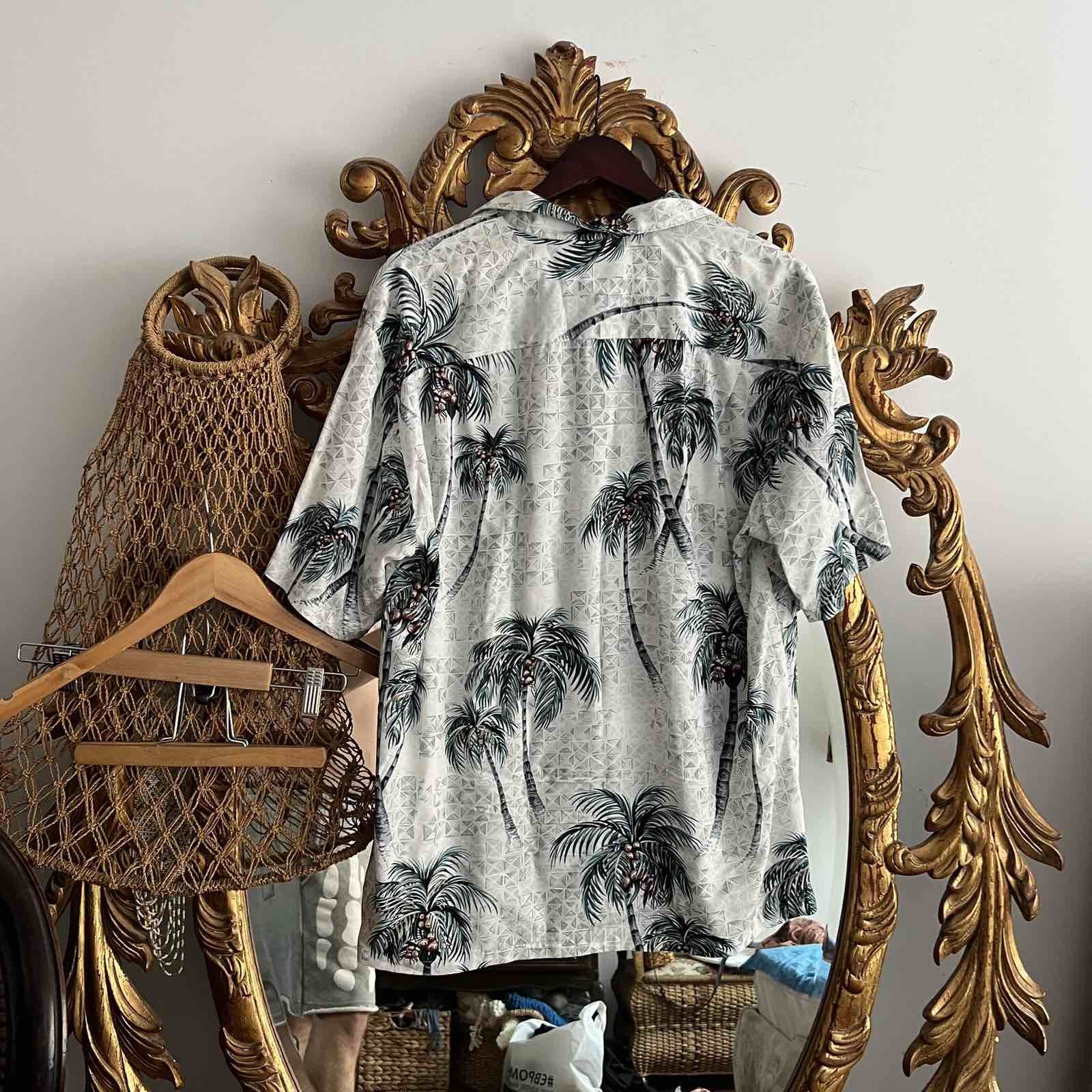 Other Vintage Two Palms Hawaiian Floral Beach Shirt Sz L Size US L / EU 52-54 / 3 - 2 Thumbnail