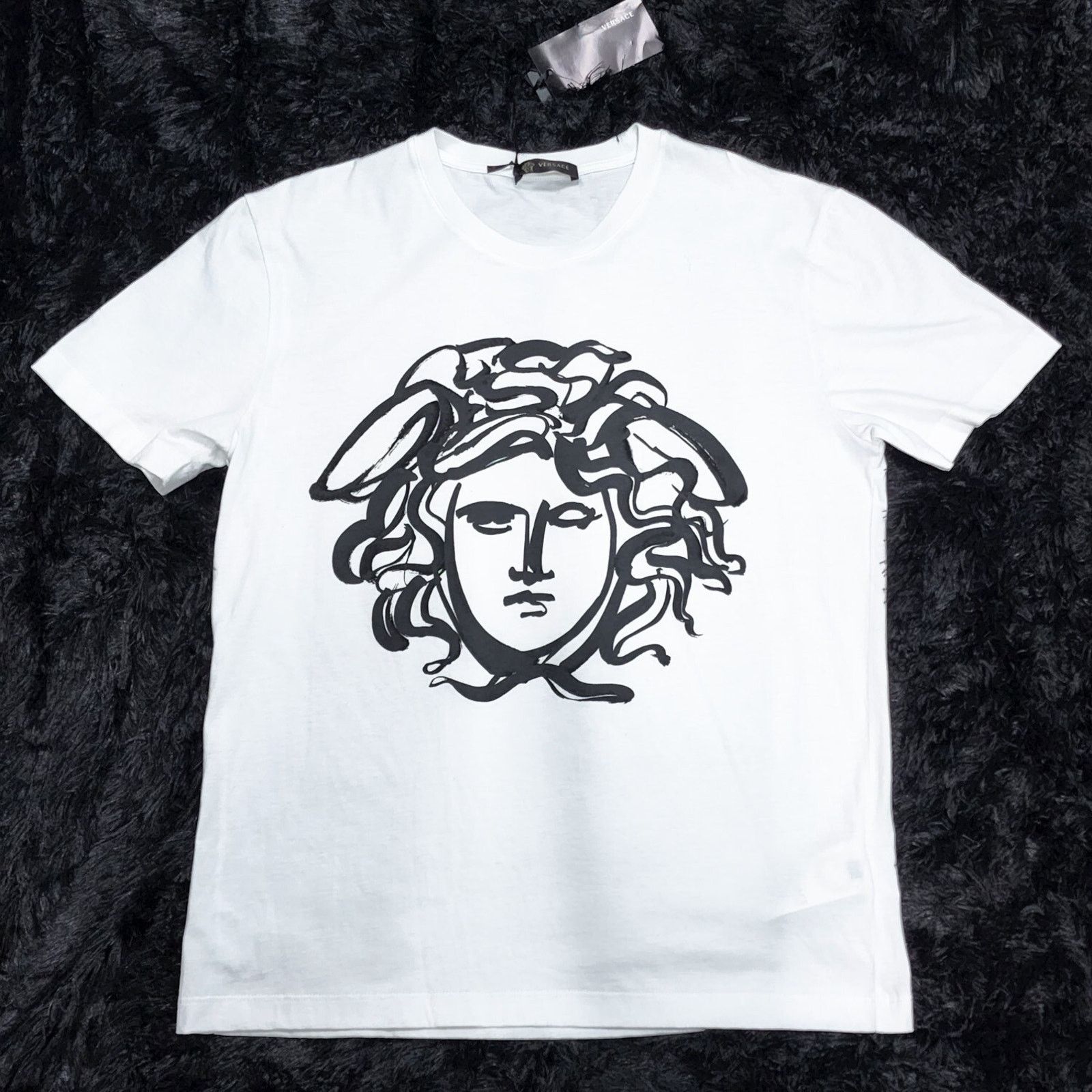 Versace Versace Painted Medusa Head T-shirt White size M | MSRP $395 Size US M / EU 48-50 / 2 - 1 Thumbnail