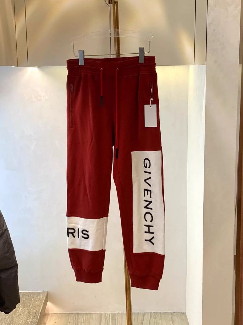 Givenchy Givenchy SizeS SS22 Letter Logo Printed Sports Pants, Very Size US 30 / EU 46 - 1 Thumbnail