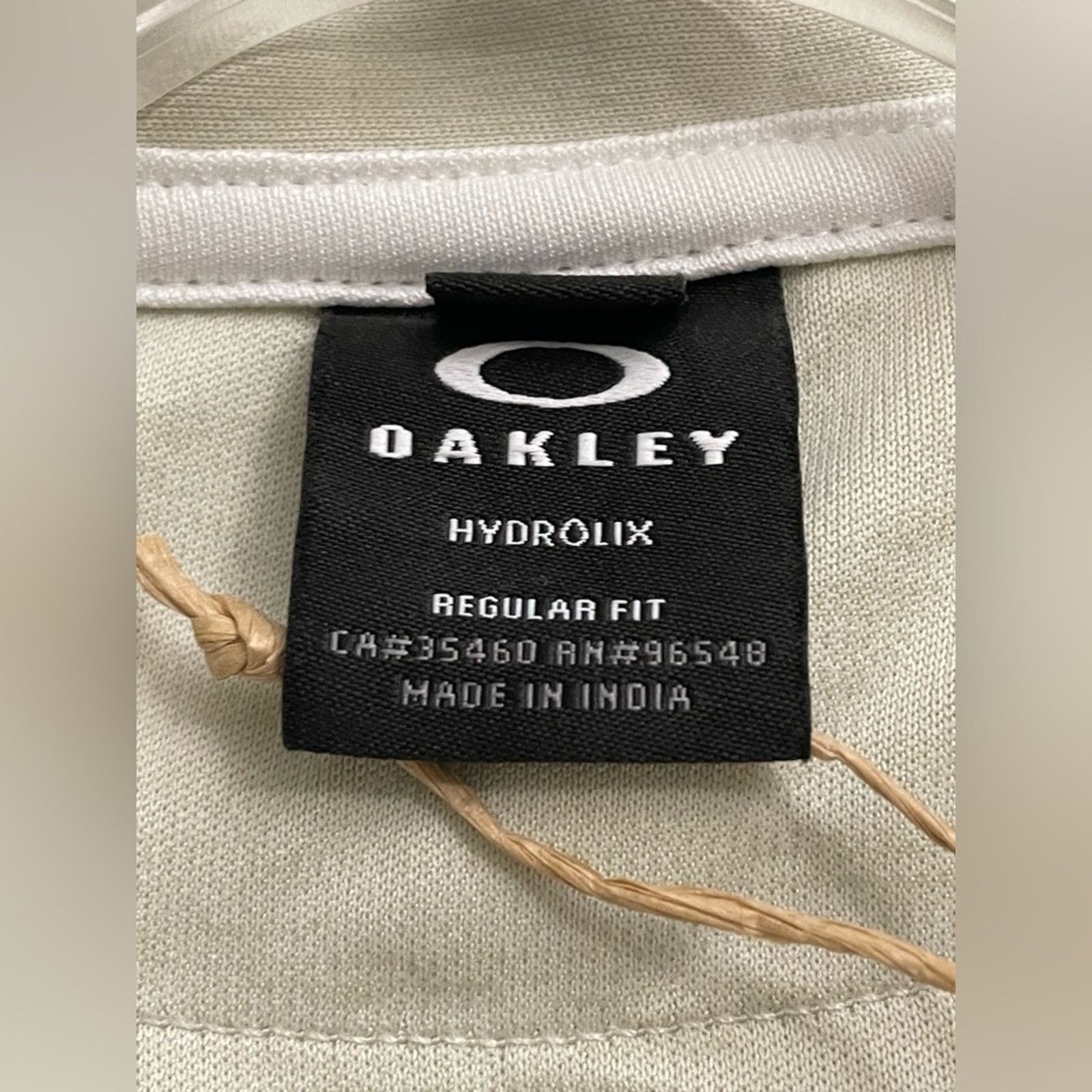 Oakley Oakley Aero Hydrolix S/S Polo Mens Large Mist/White Heather Size US L / EU 52-54 / 3 - 2 Thumbnail