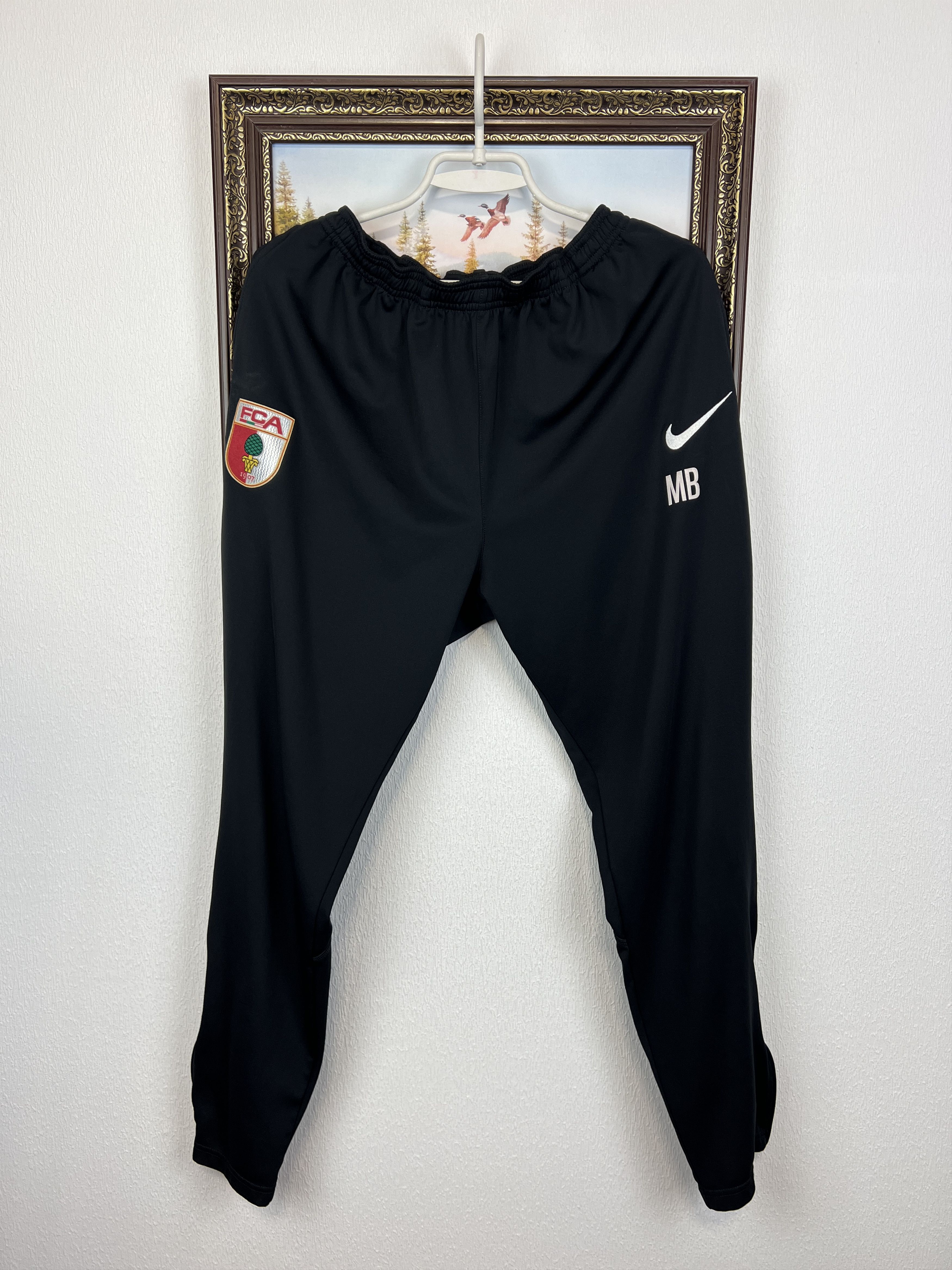 Nike Augsburg Football Athletic Suit Soccer Set Jacket Pants Size US XL / EU 56 / 4 - 10 Thumbnail