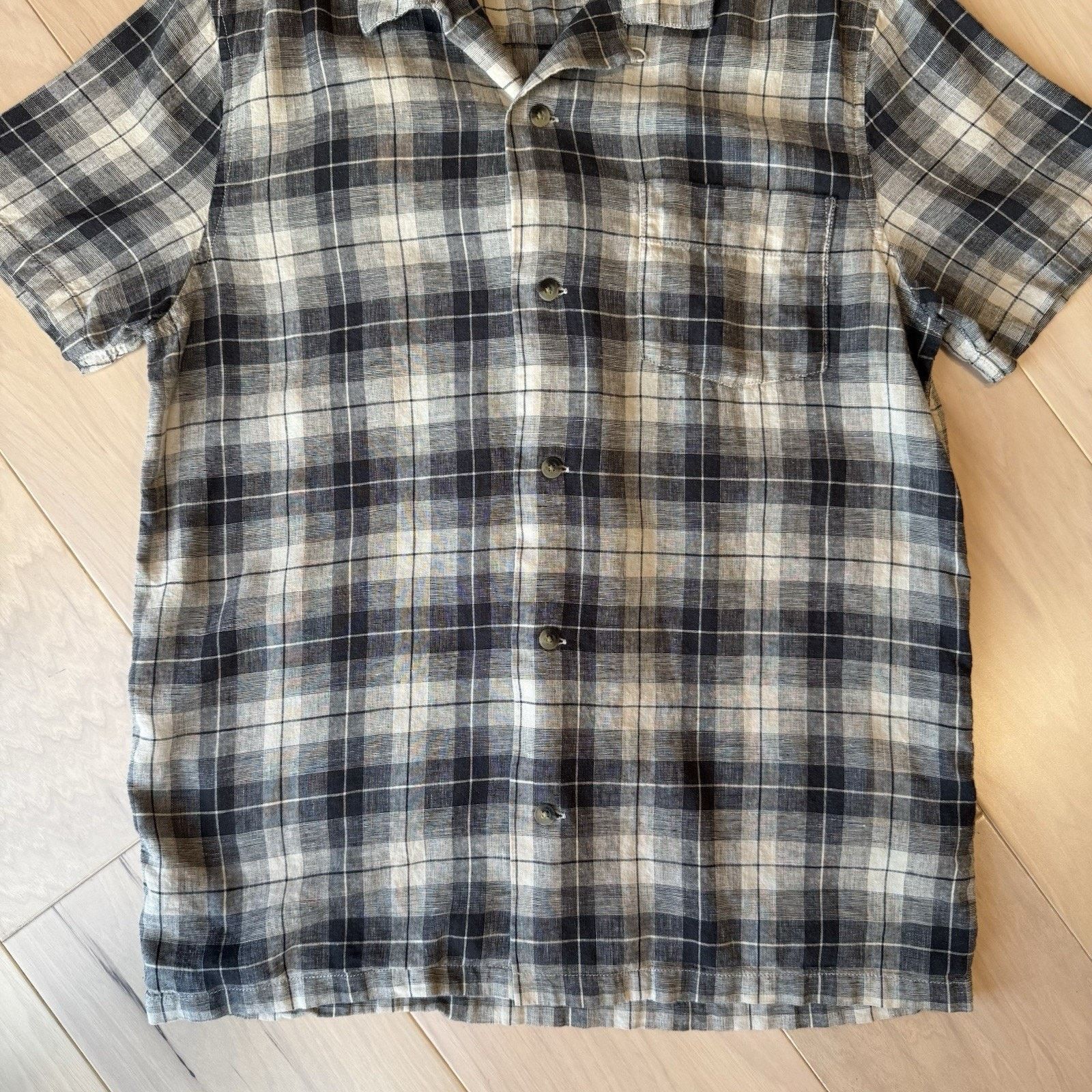 Pendleton Pendleton Loop Collar Shirt Medium Multicolor Linen Rayon Size US M / EU 48-50 / 2 - 4 Thumbnail