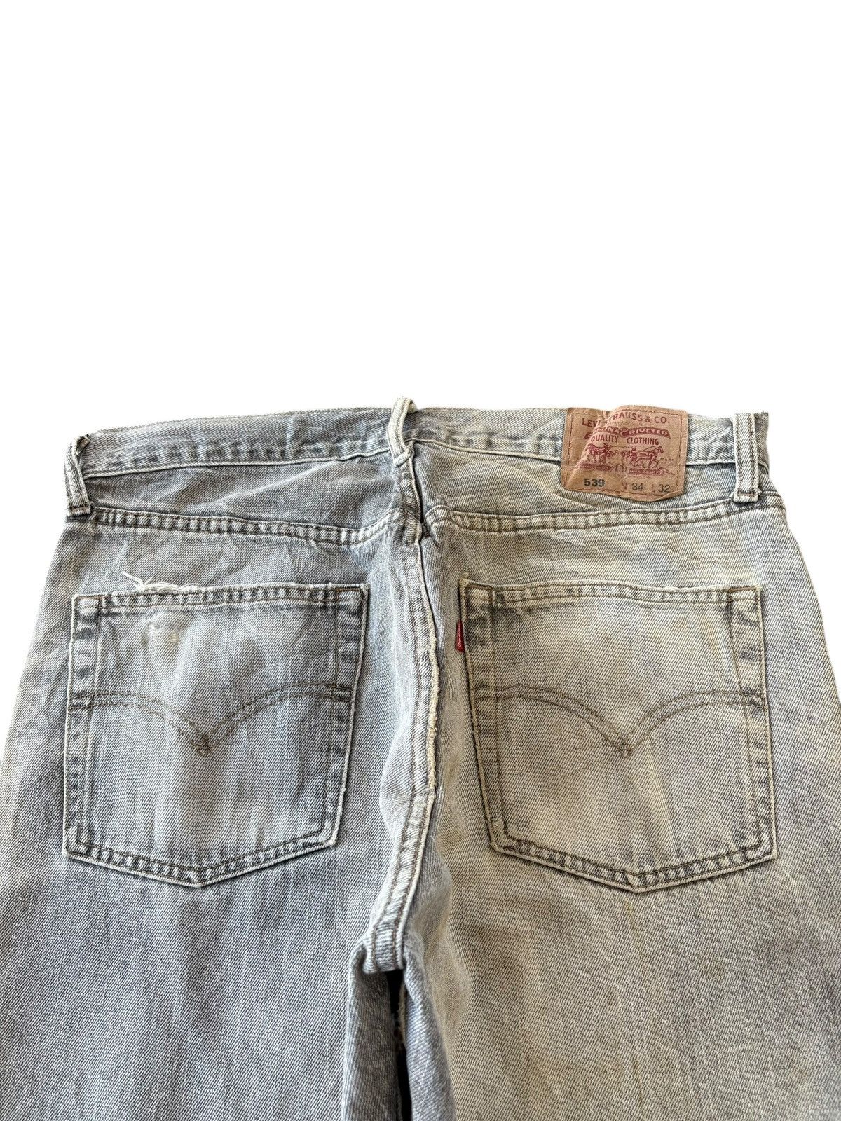Levi's Vintage 90s Levis 539 Charcoal Wash Baggy Jeans Size US 34 / EU 50 - 8 Thumbnail