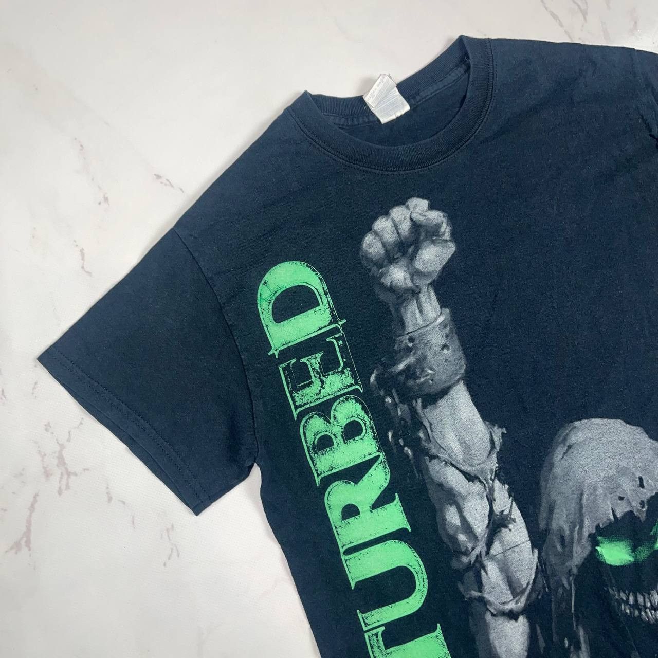 Vintage Disturbed Up Yer Fist T Shirt Mens Licensed Rock N Roll Sz S Size US S / EU 44-46 / 1 - 4 Thumbnail